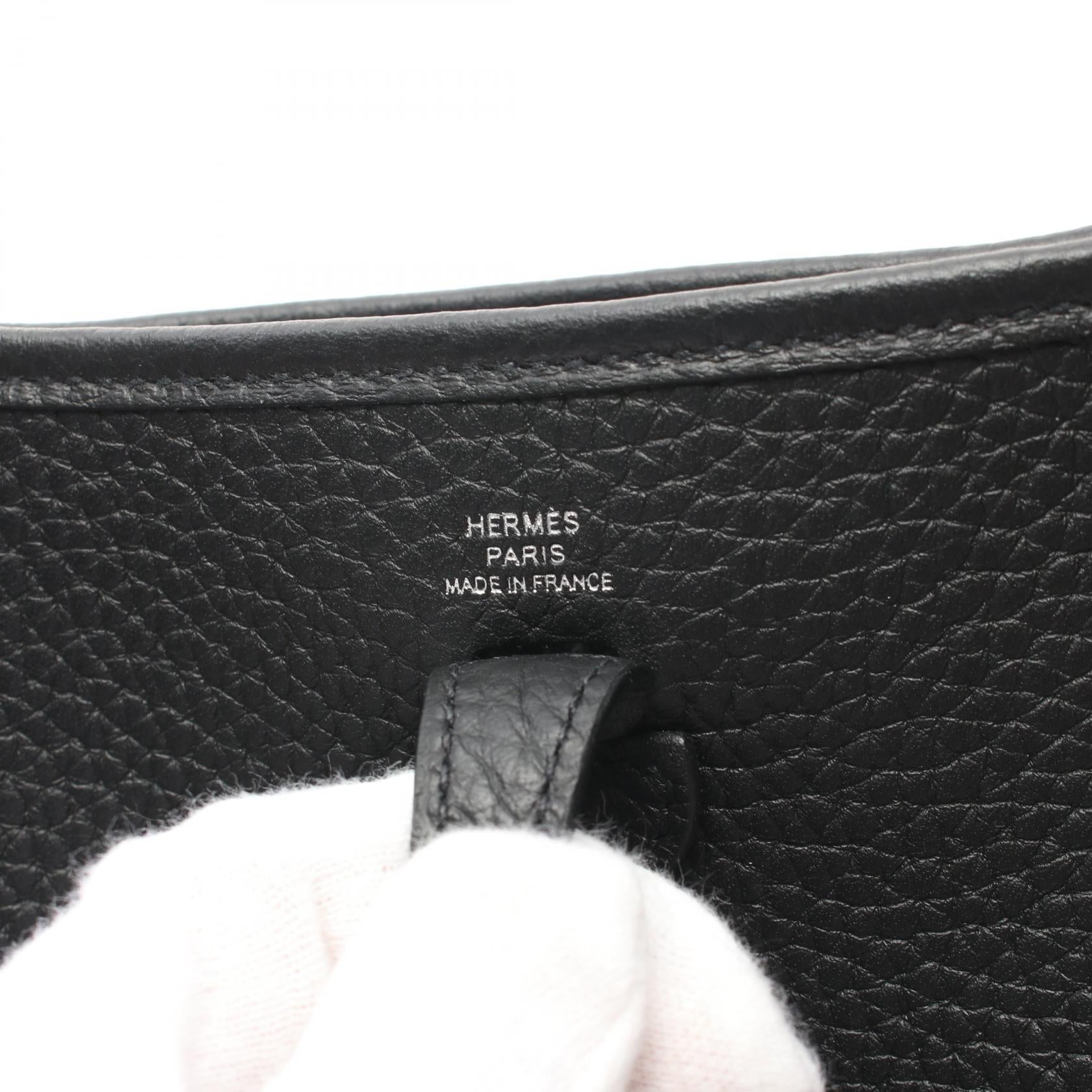 Hermes Evelyne TPM Shoulder Bag Black