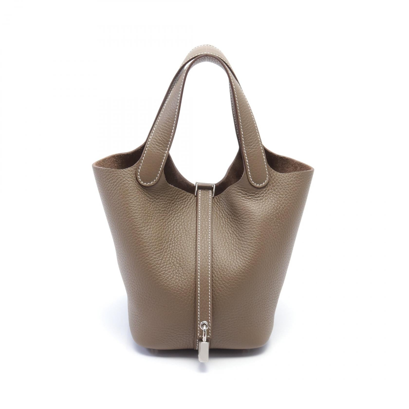 Hermes Picotin Lock PM Handbag Brown