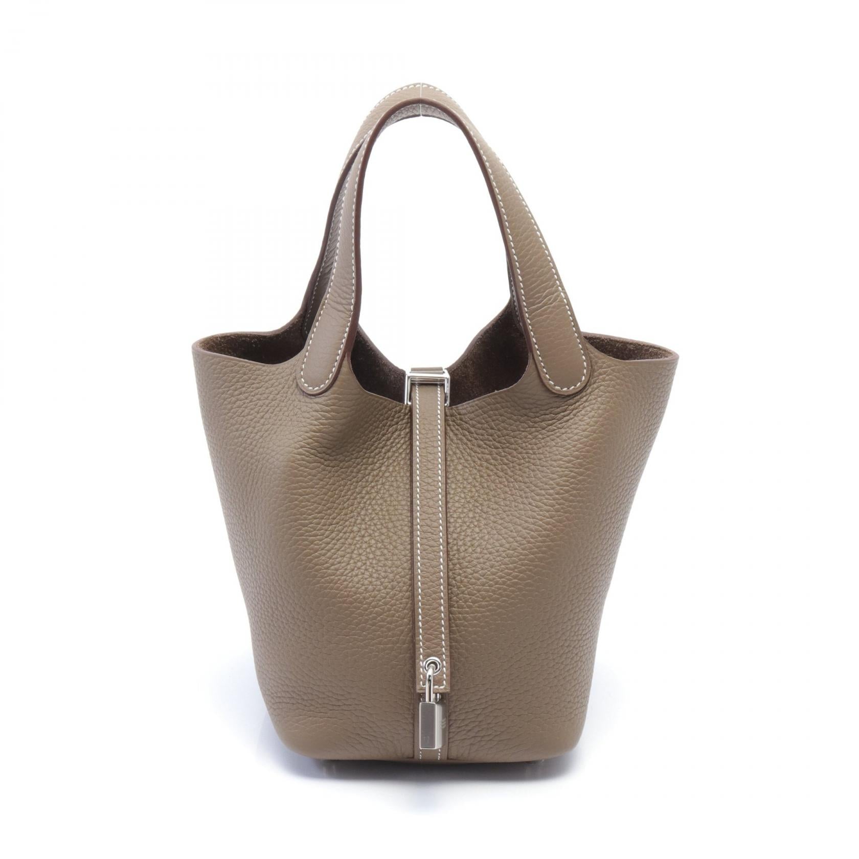 Hermes Picotin Lock PM Handbag Brown