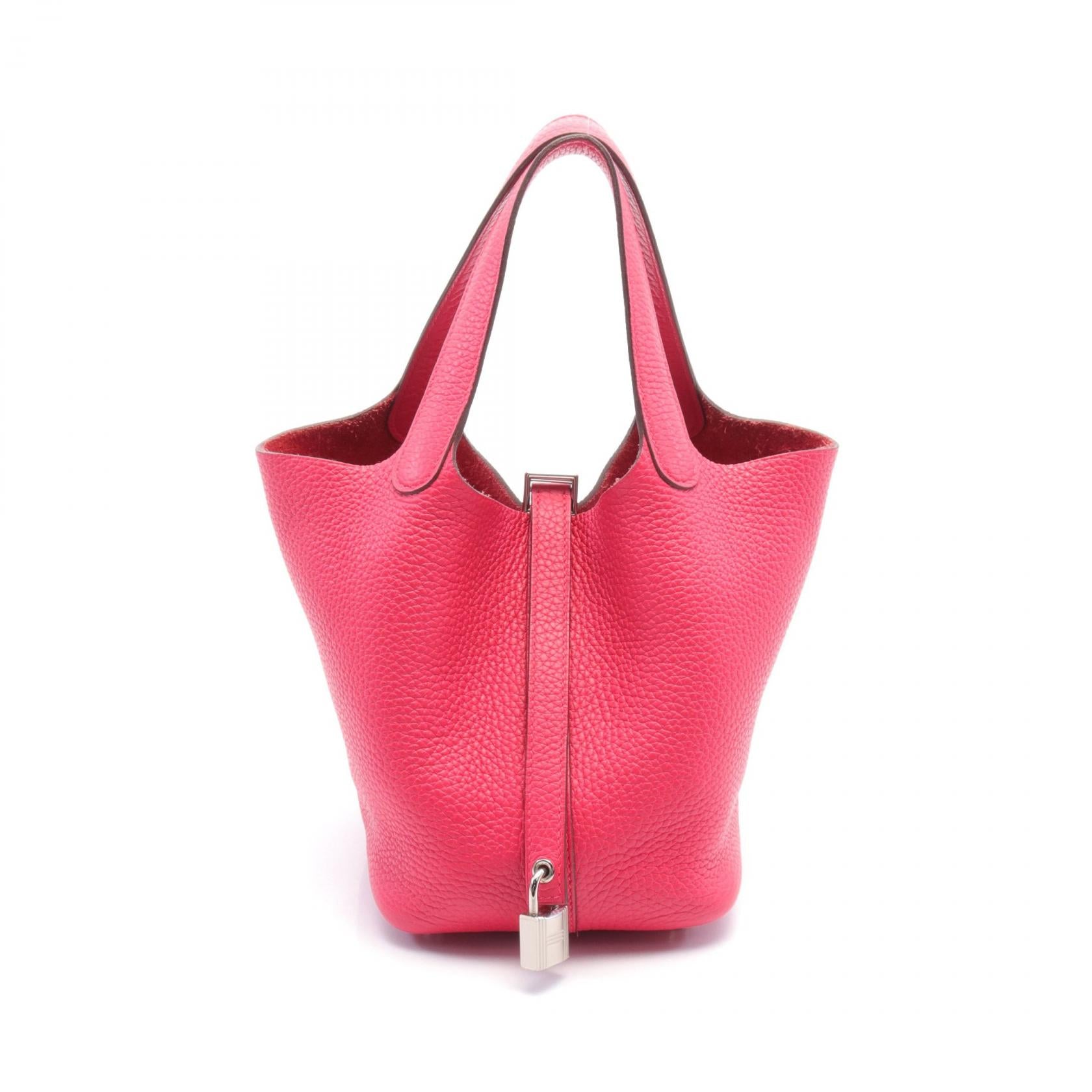 Hermes Picotin Lock PM Rose Extreme Handbag