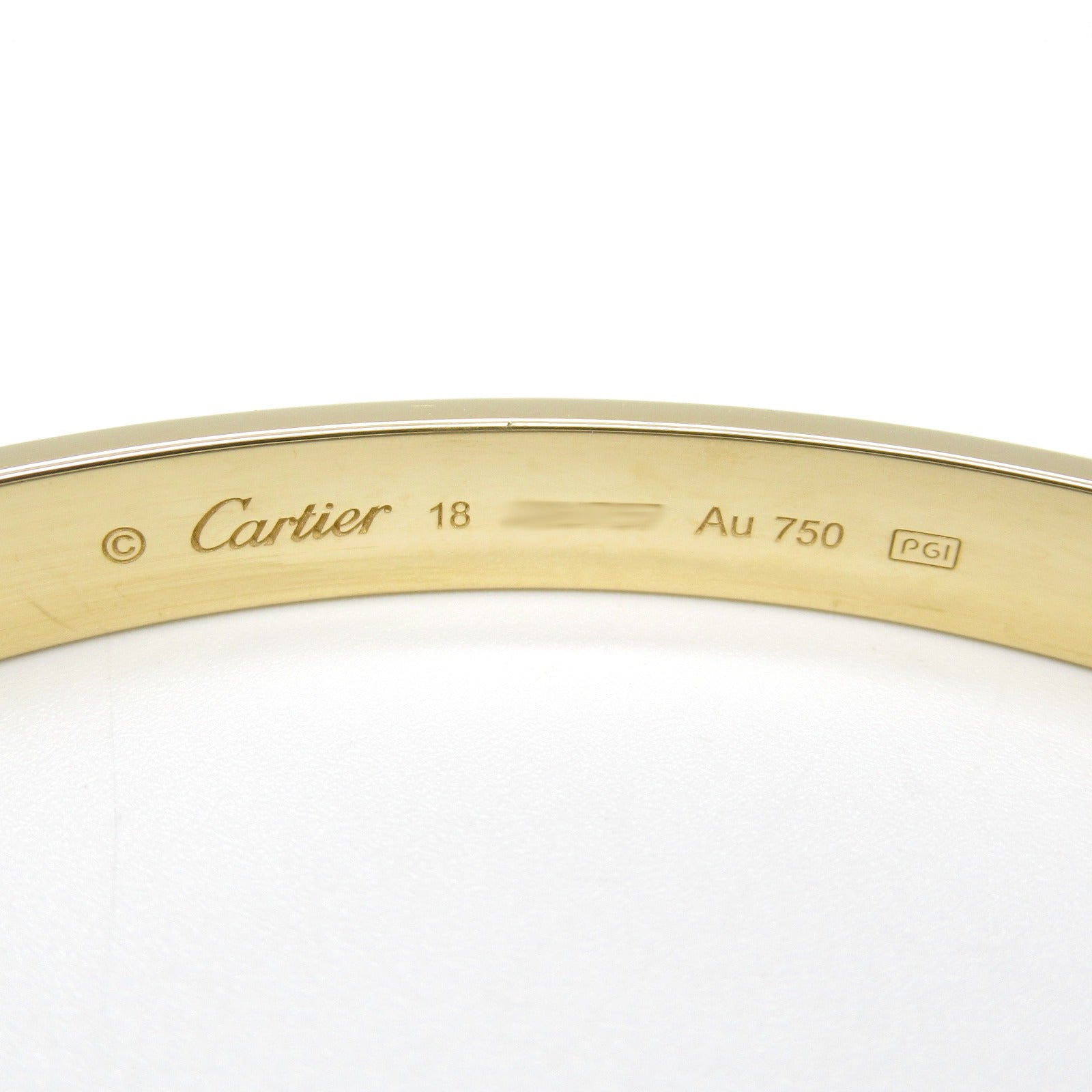 Cartier Open Love Bracelet K18 Yellow Gold