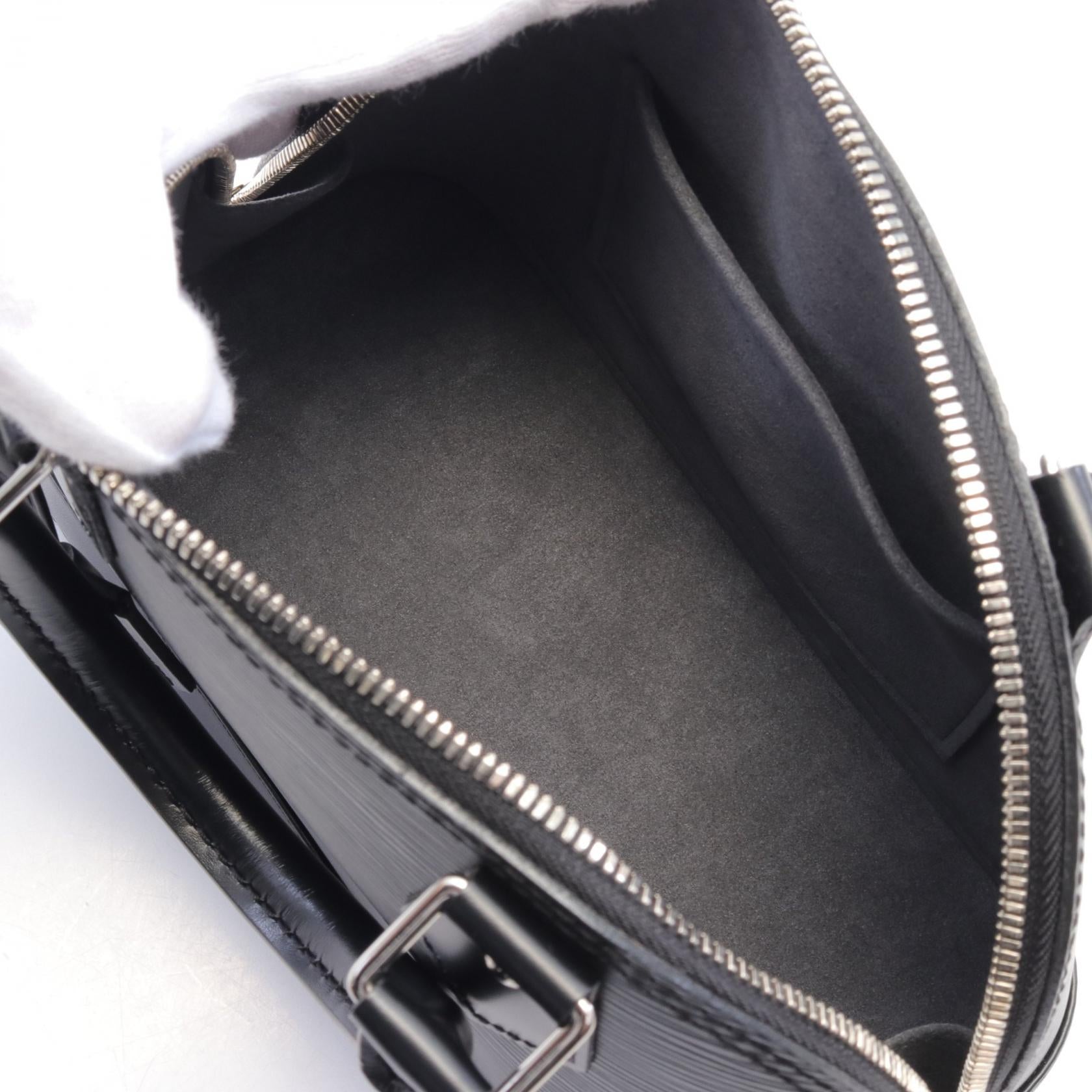 Louis Vuitton Alma BB Epi Noir Leather Handbag M40862