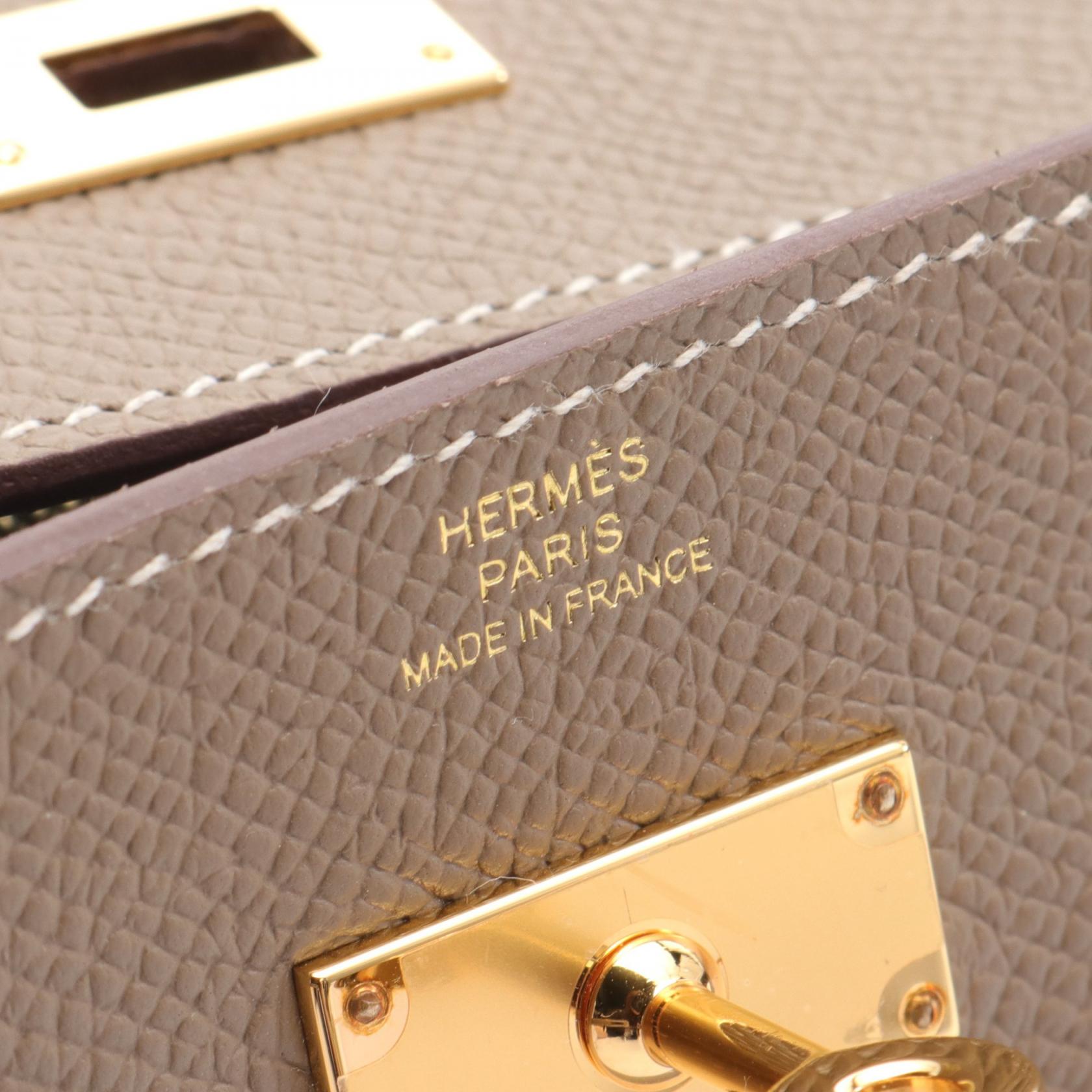 Hermes Kelly To Go Shoulder Bag Brown