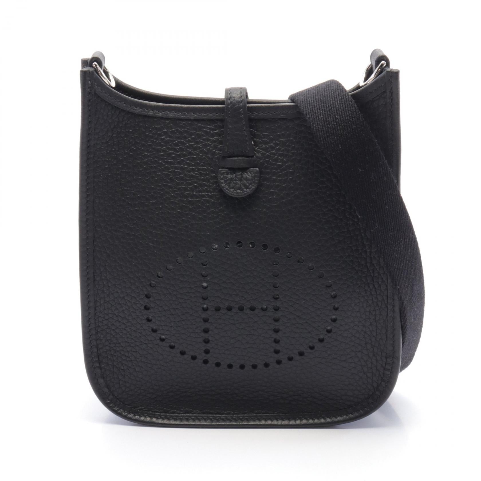 Hermes Evelyne TPM Shoulder Bag Black