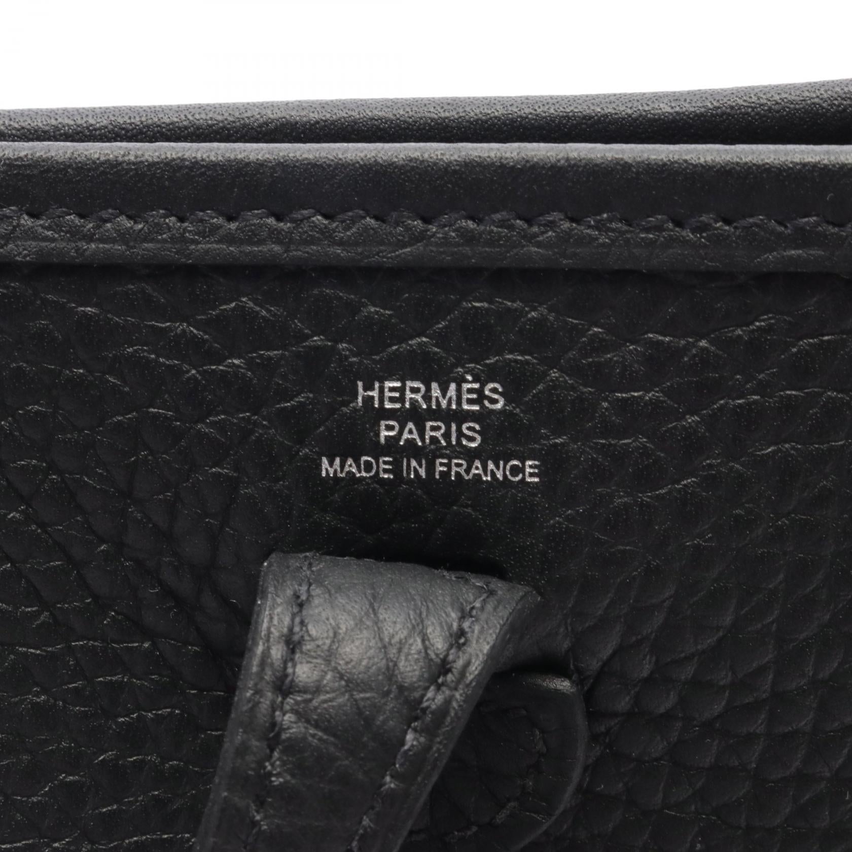 Hermes Evelyne TPM Shoulder Bag Black