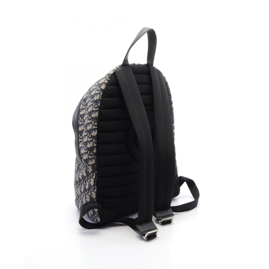 Dior Oblique Jacquard Backpack Canvas Leather