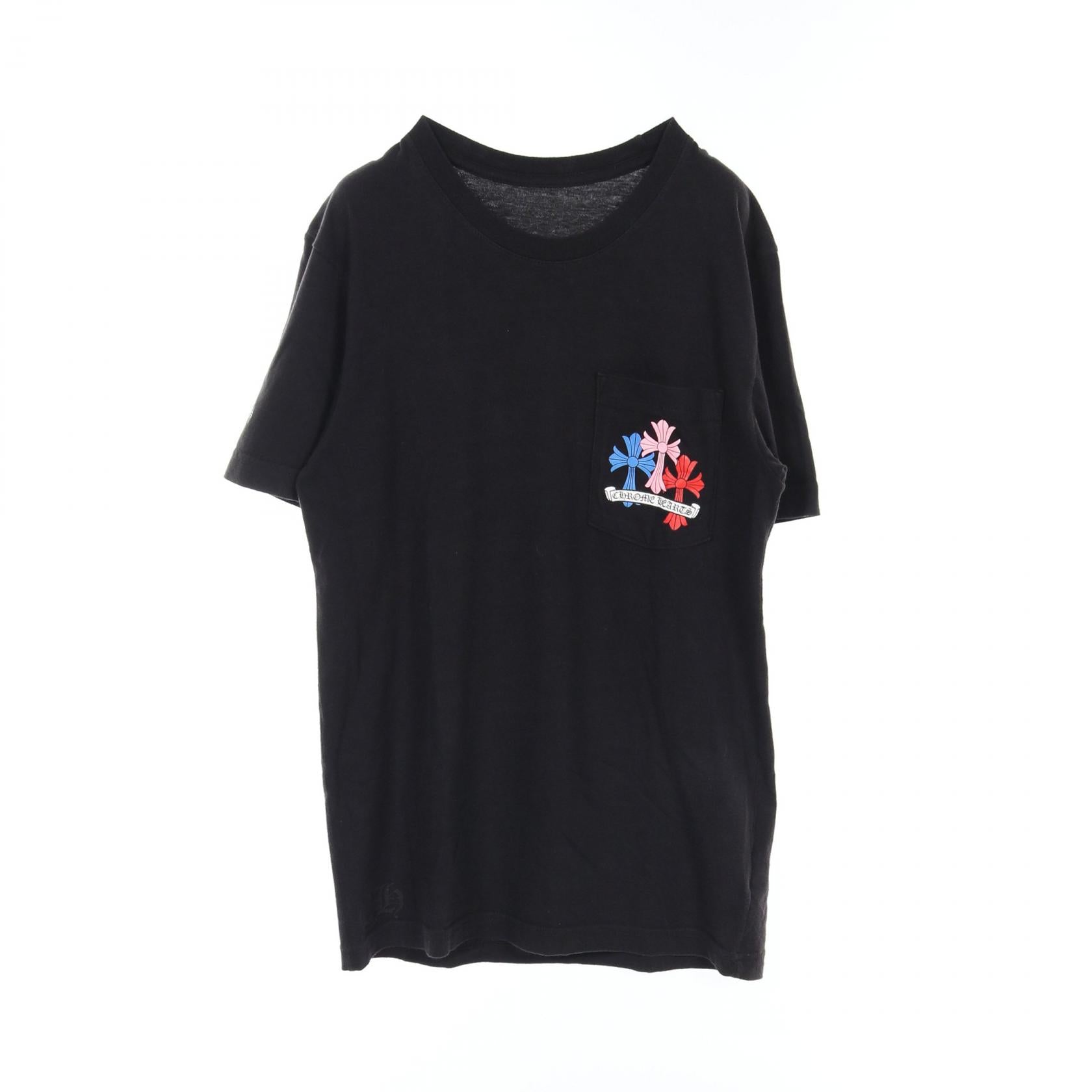 Chrome Hearts Cotton Cross Print T-Shirt Black