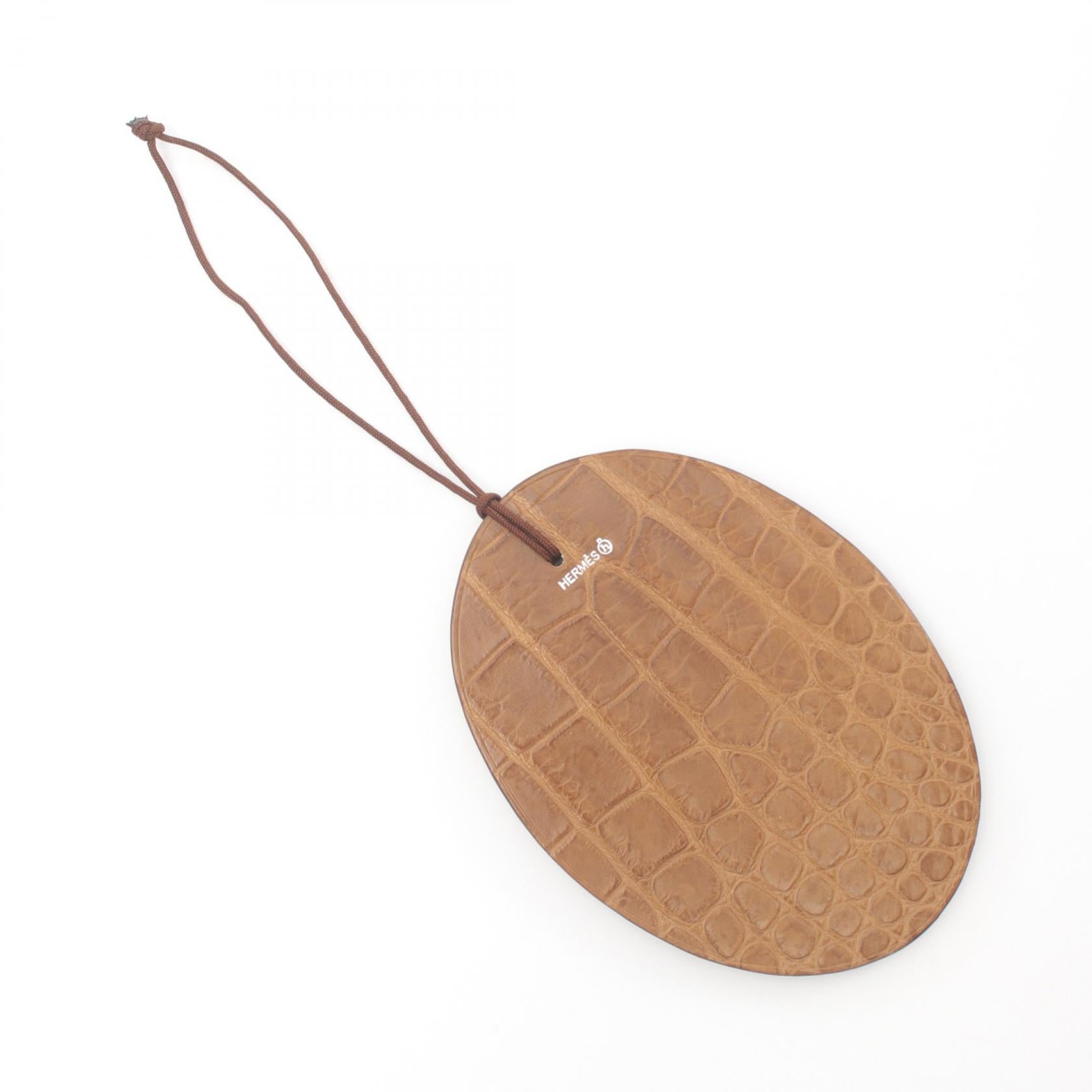 Hermes Exotic Leather Charm Pendant