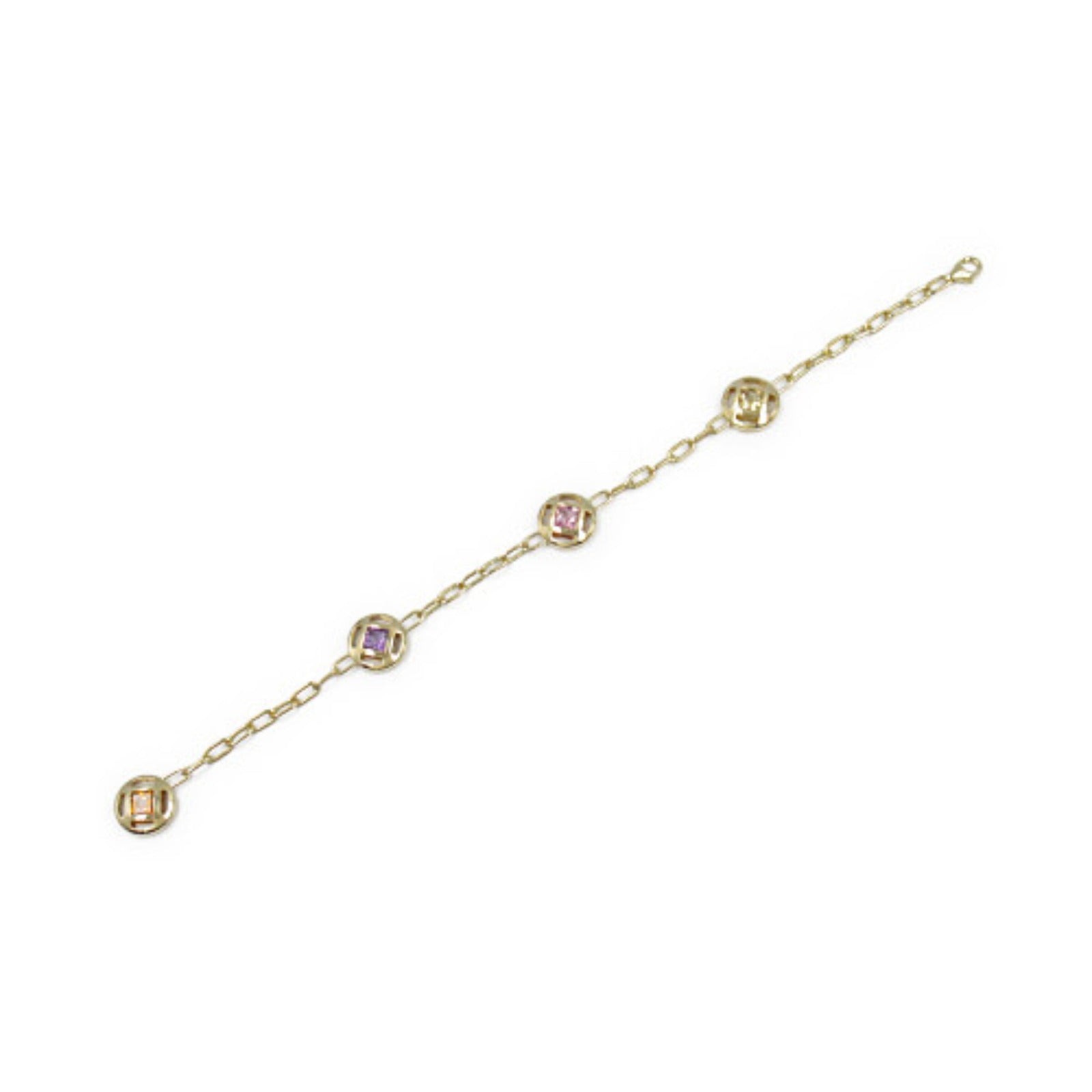 Cartier K18 Yellow Gold Pasha de Semi Precious Bracelet