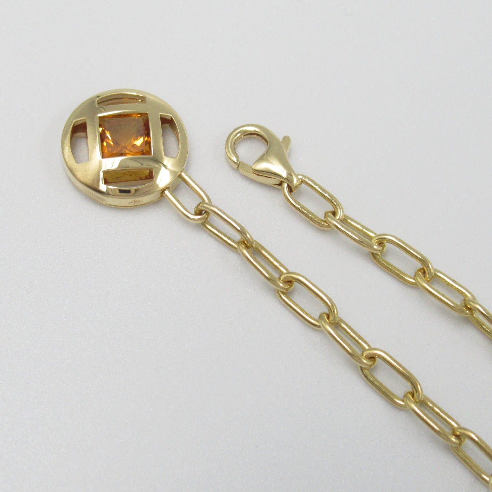 Cartier K18 Yellow Gold Pasha de Semi Precious Bracelet