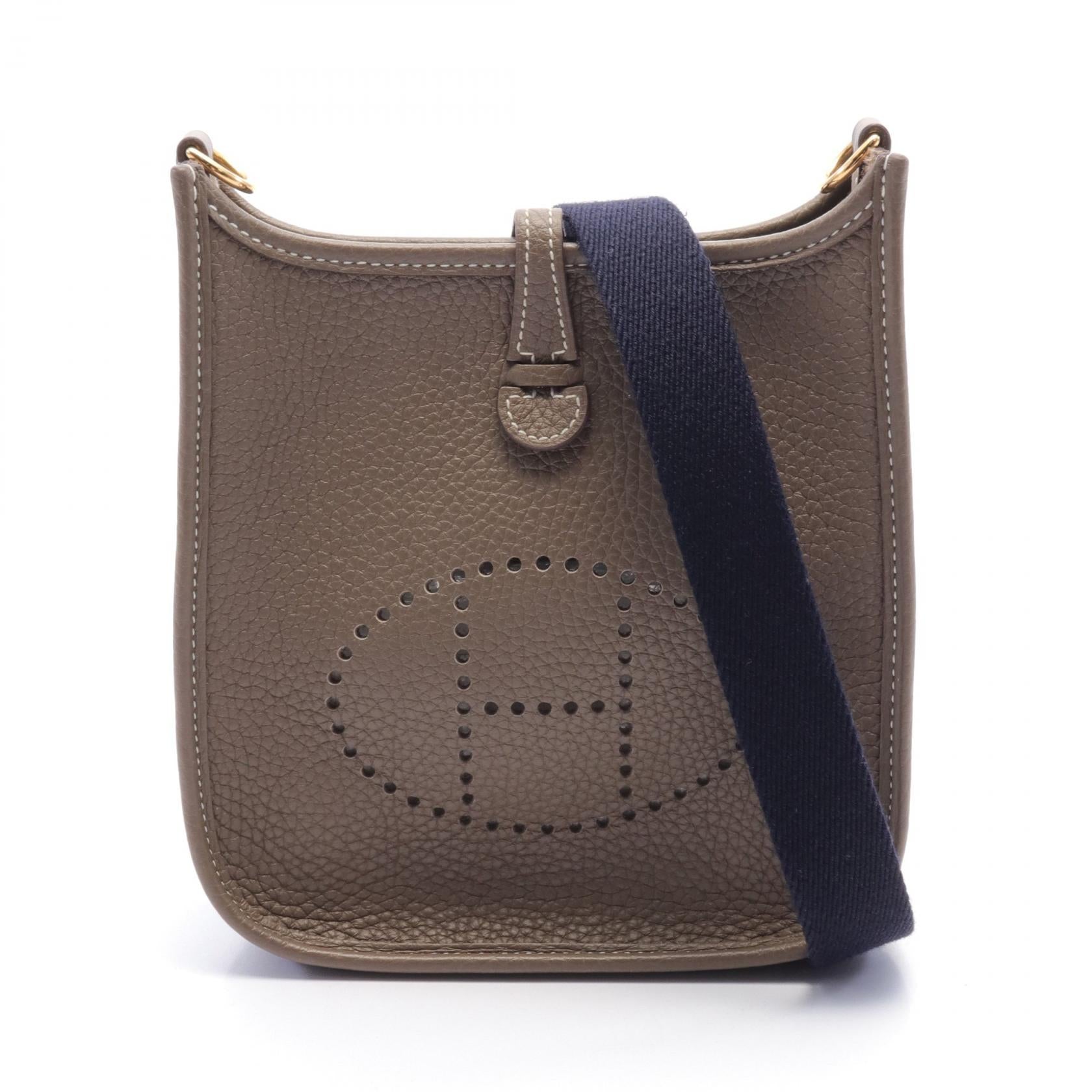 Hermes Evelyne TPM Shoulder Bag Brown