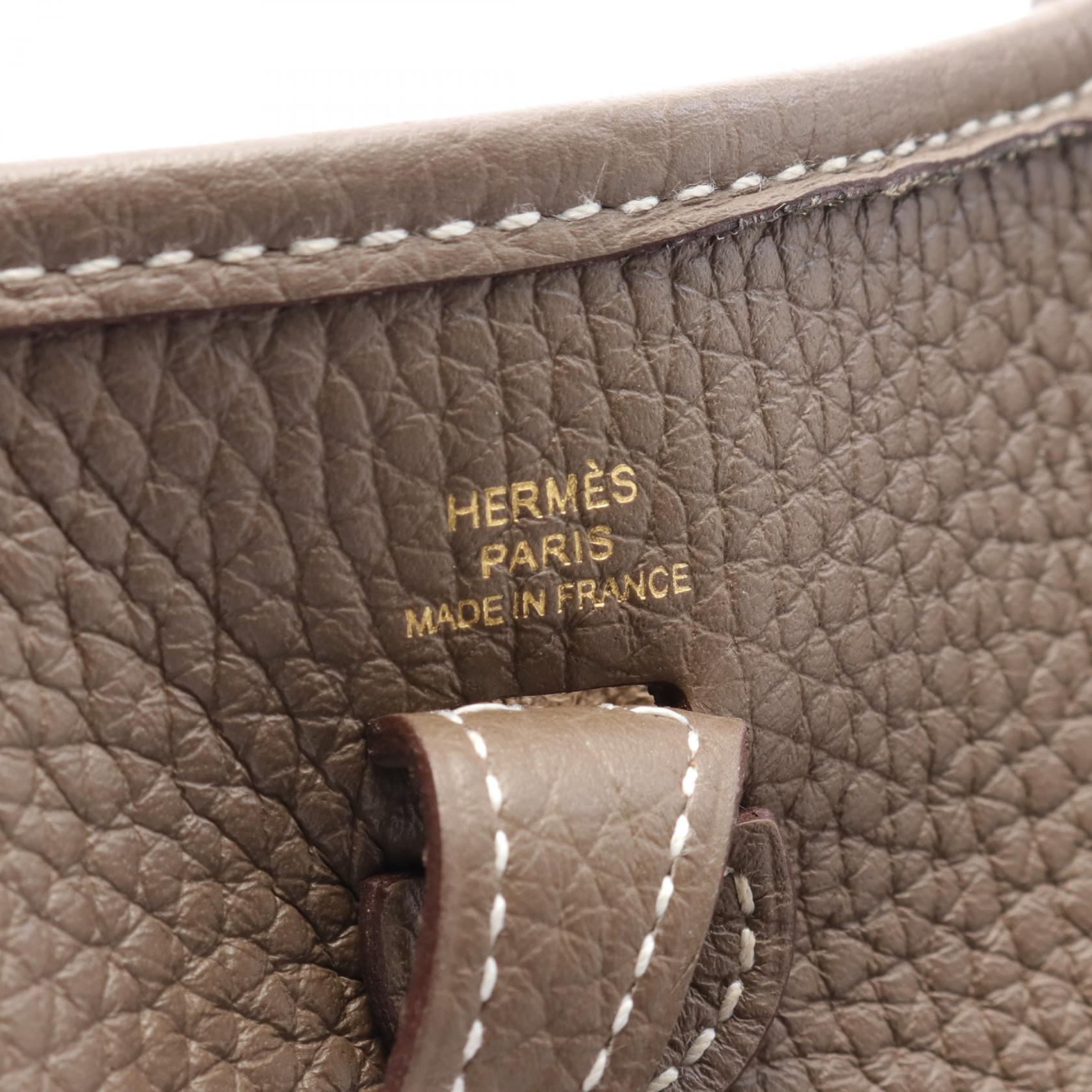 Hermes Evelyne TPM Shoulder Bag Brown