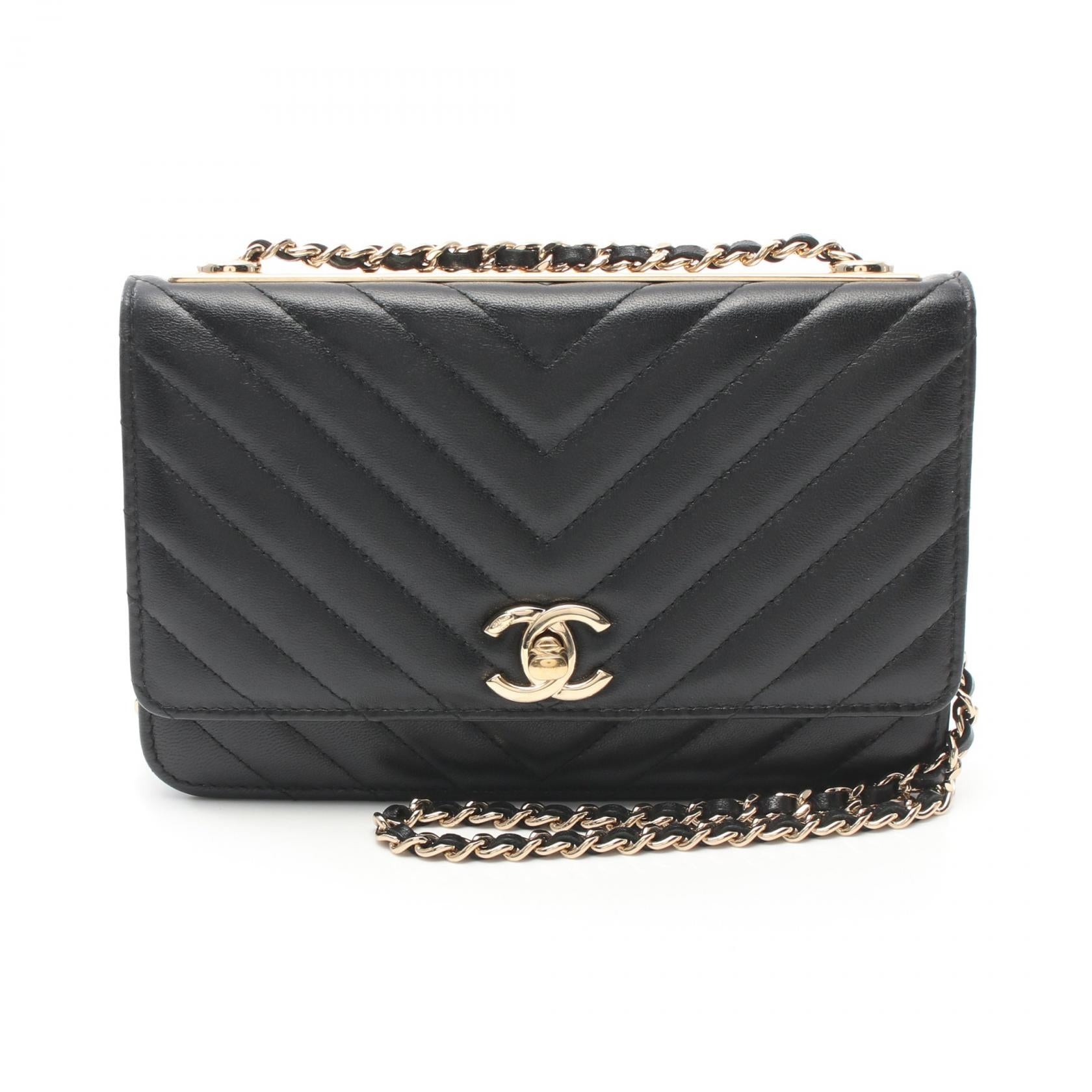 Chanel Trendy CC V-Stitch Lambskin Shoulder Bag