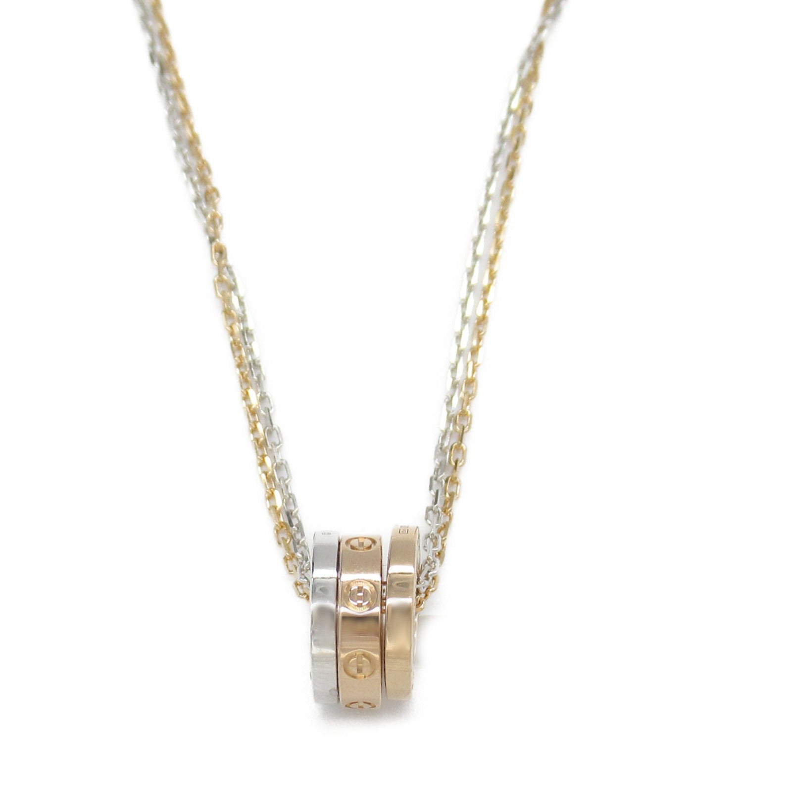 Cartier Diamond K18 Gold Necklace