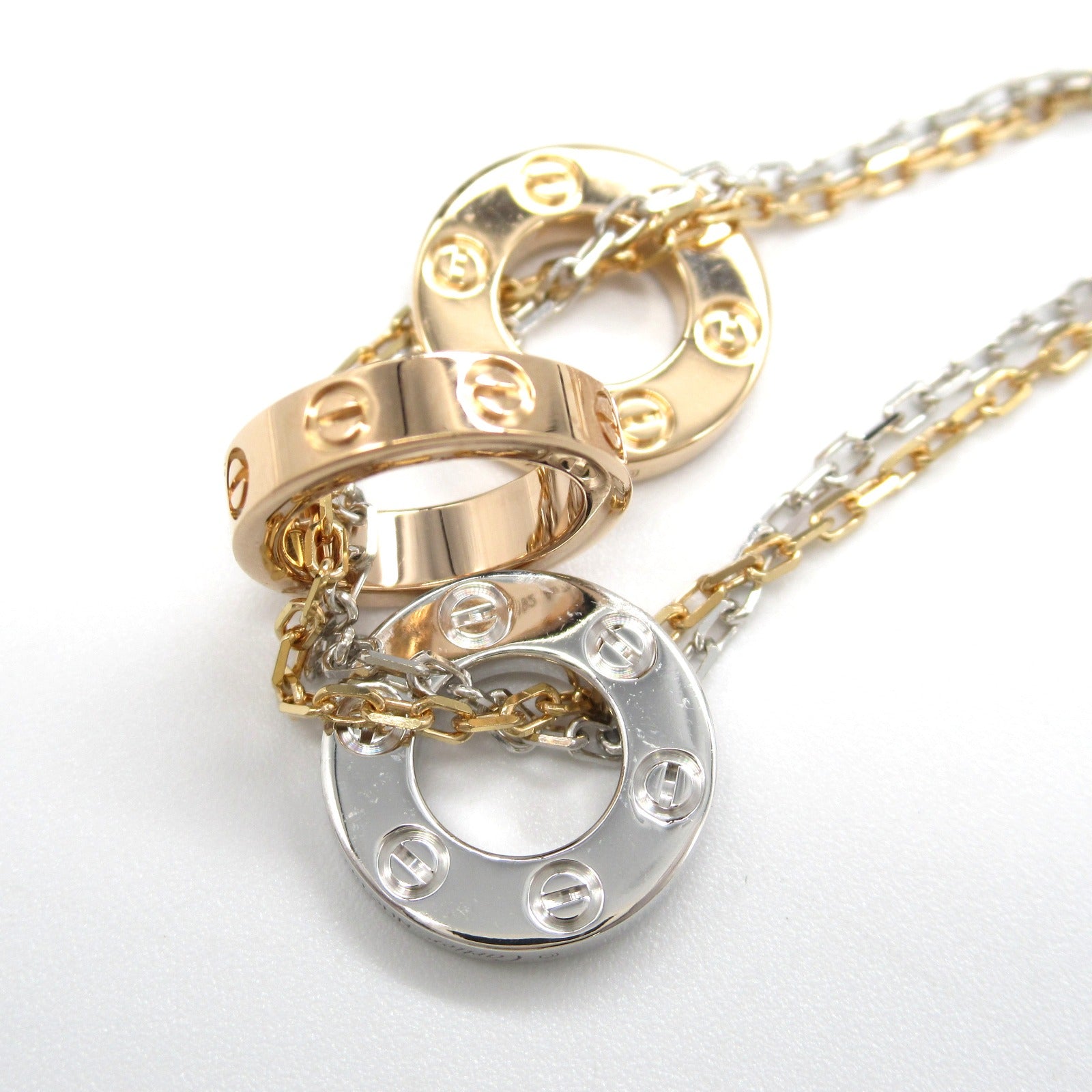 Cartier Diamond K18 Gold Necklace