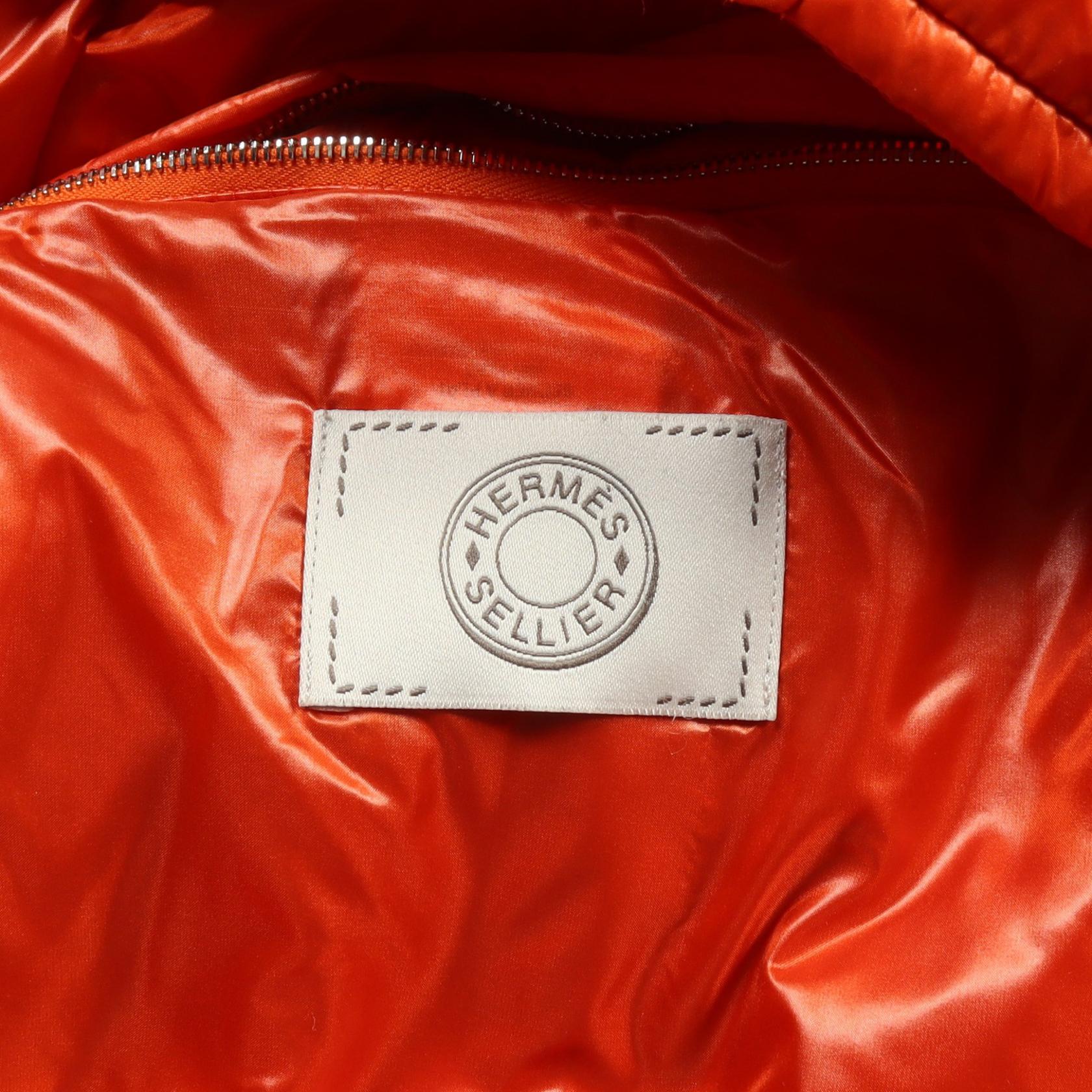 Hermes Piumino Down Jacket Orange