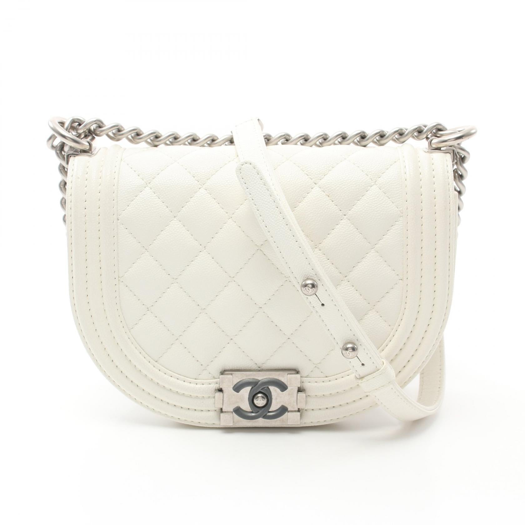 Chanel Small Boy Messenger Bag Leather