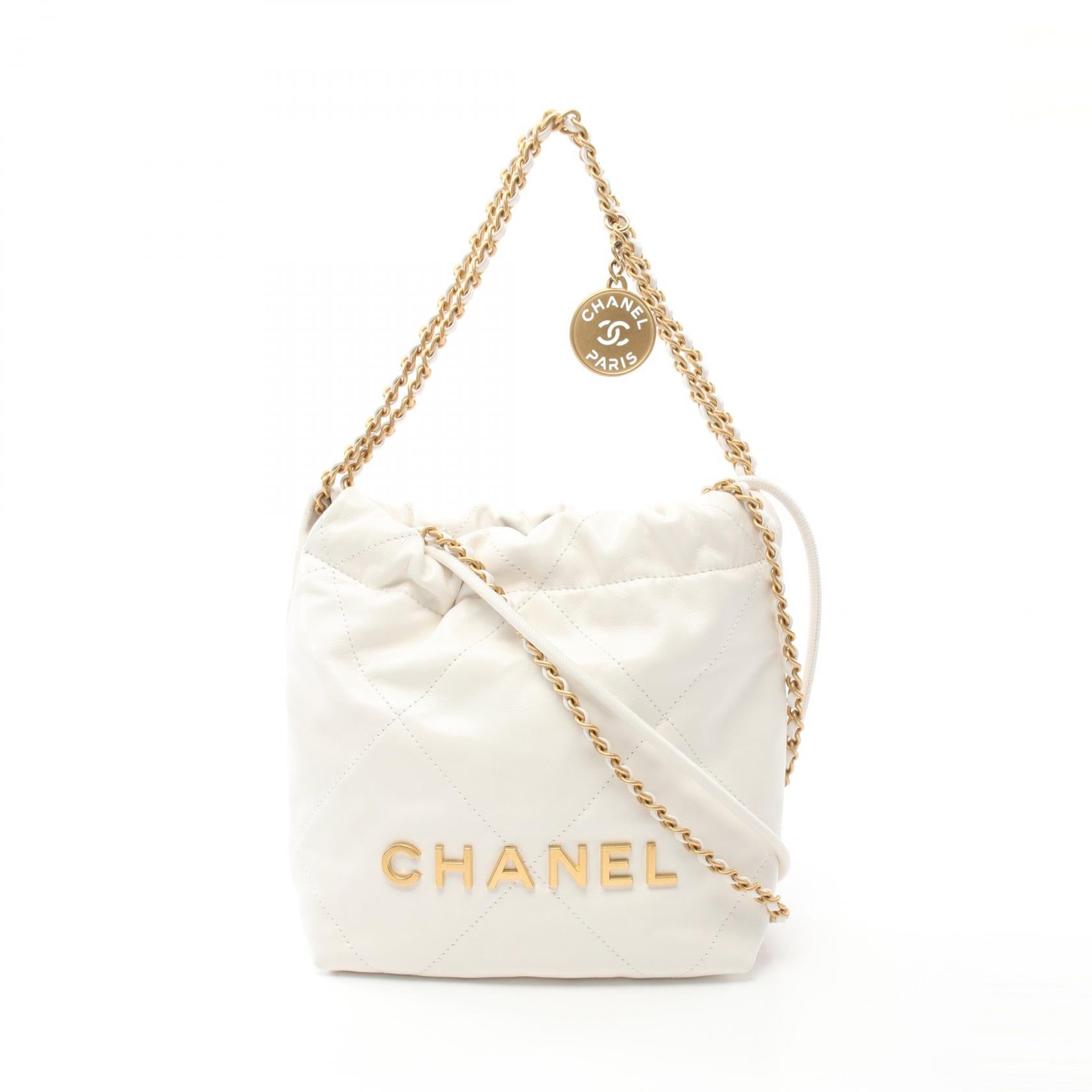 Chanel 22 Mini Lace Patchwork Shoulder Bag