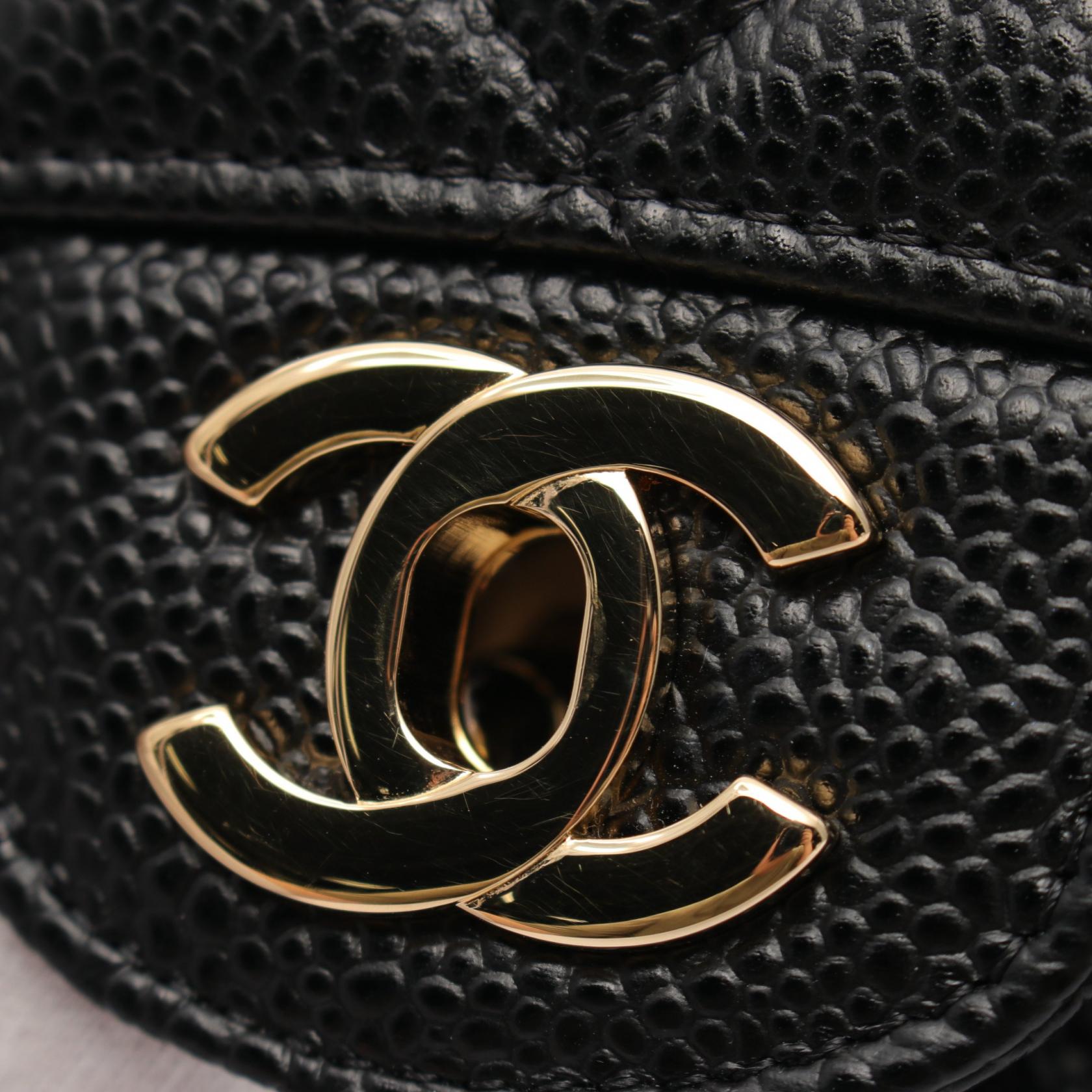 Chanel Matelasse W Flap Leather Shoulder Bag