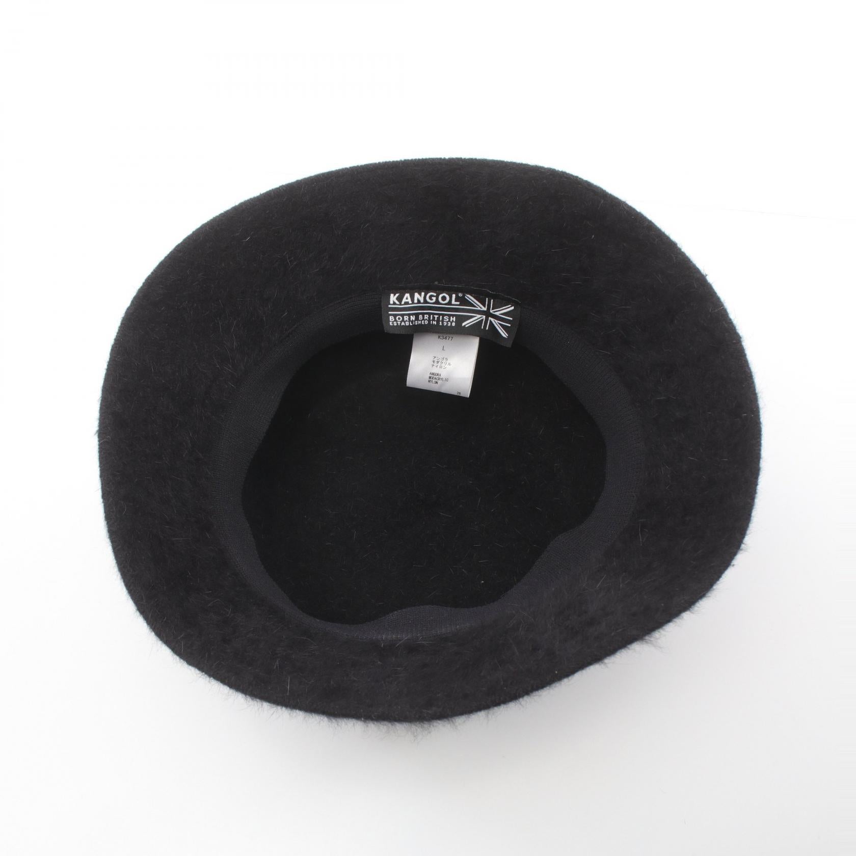 KANGOL Angora Hat Black Unisex