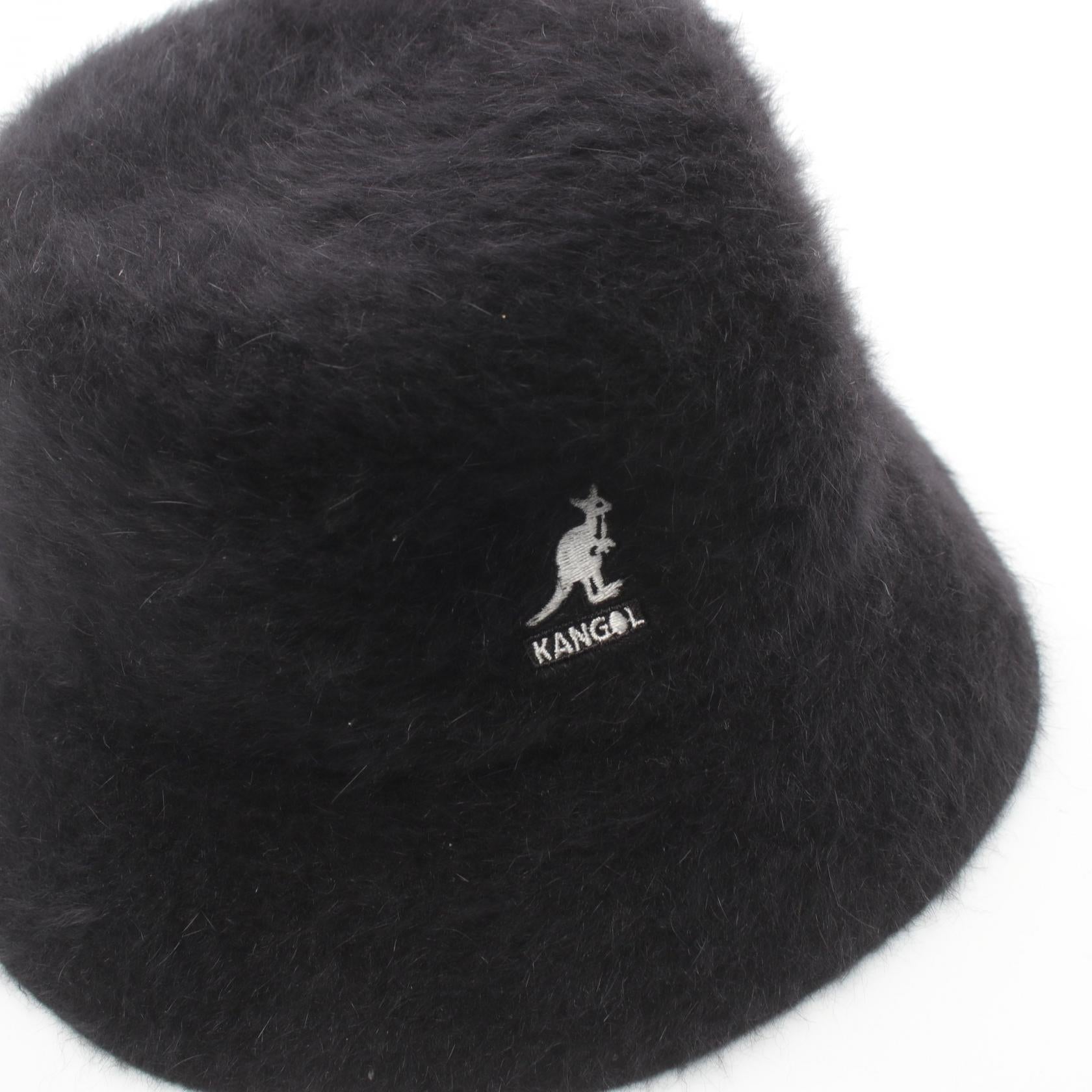 KANGOL Angora Hat Black Unisex