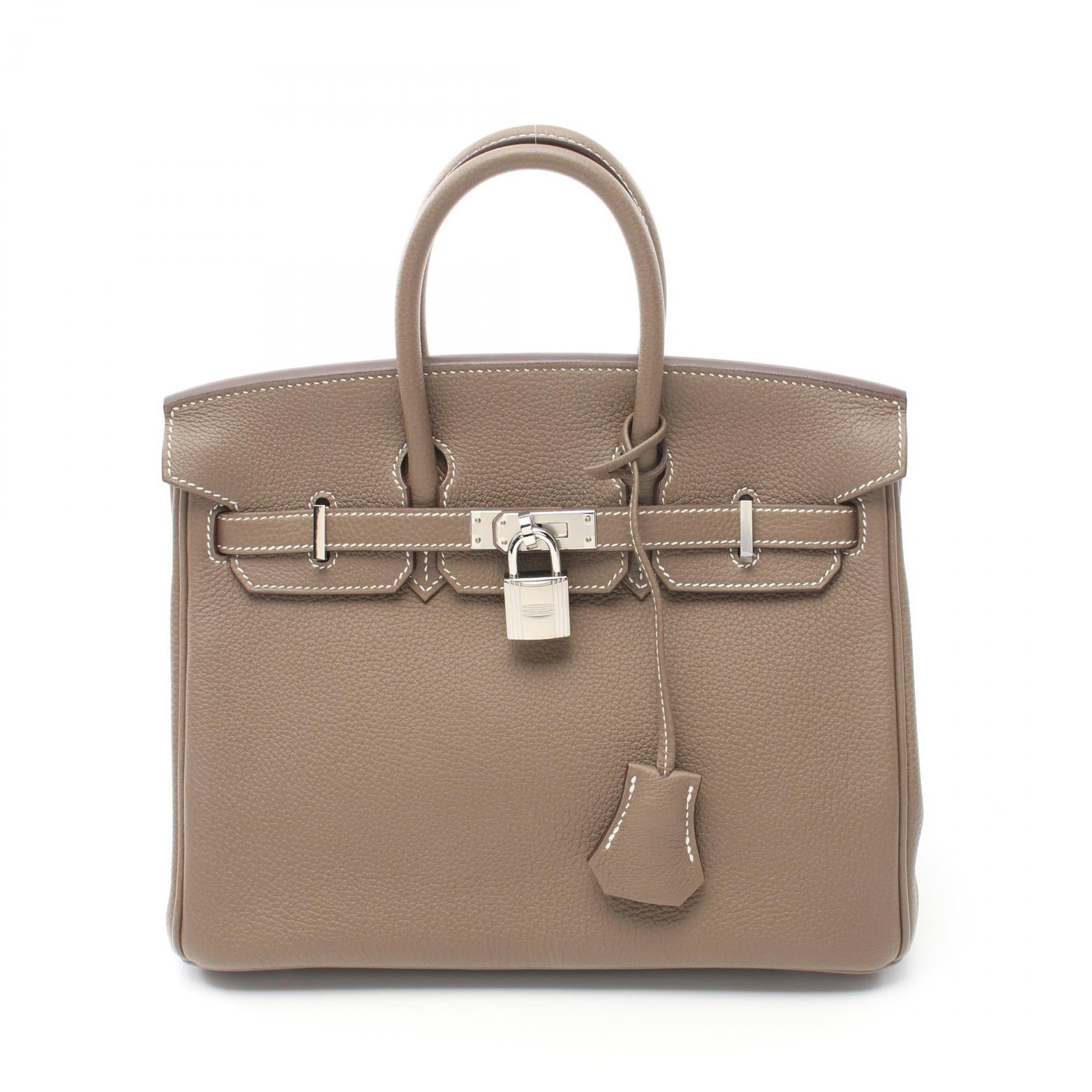 Hermes Birkin 25 Togo Handbag Brown