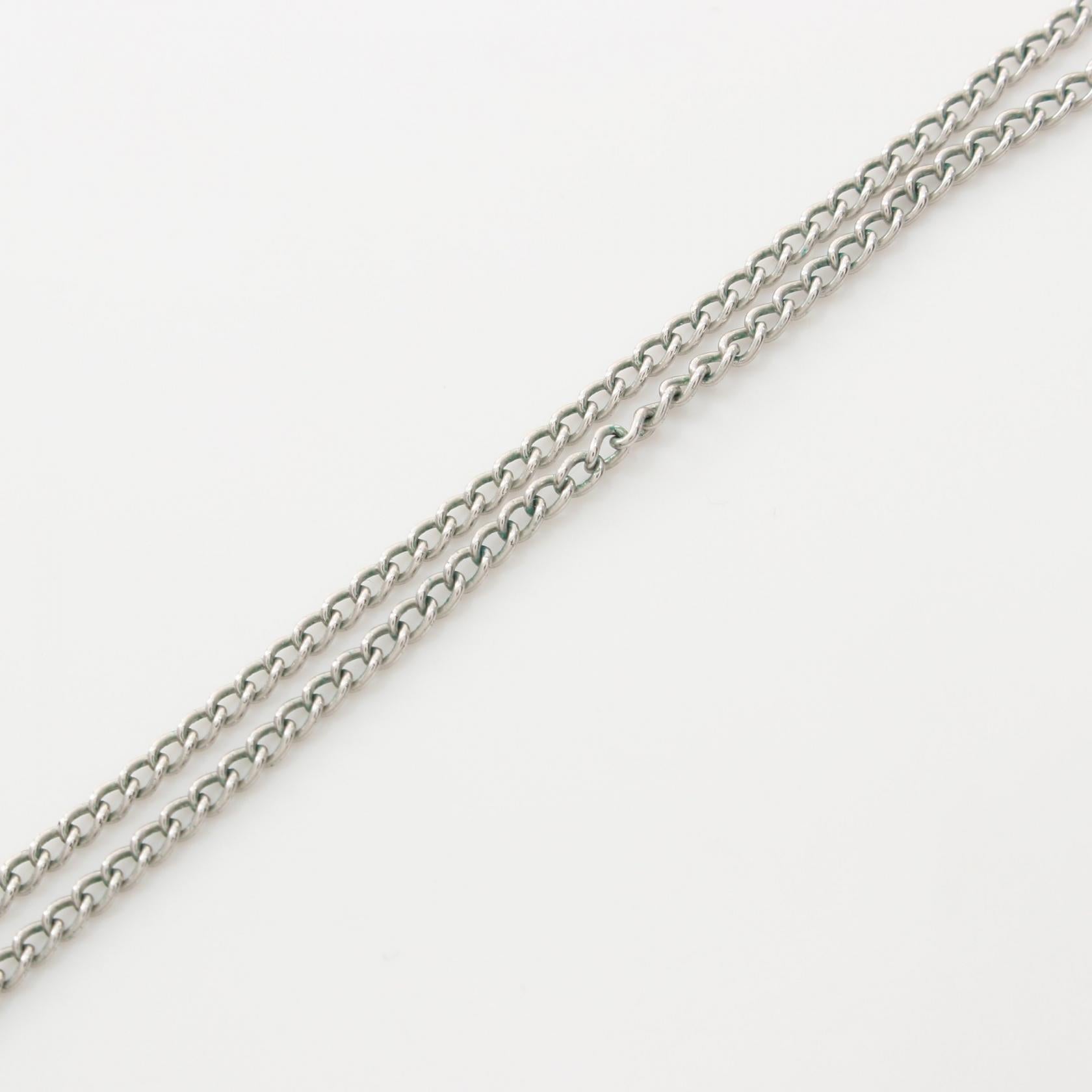 Chanel Coco Mark Stainless Steel Necklace