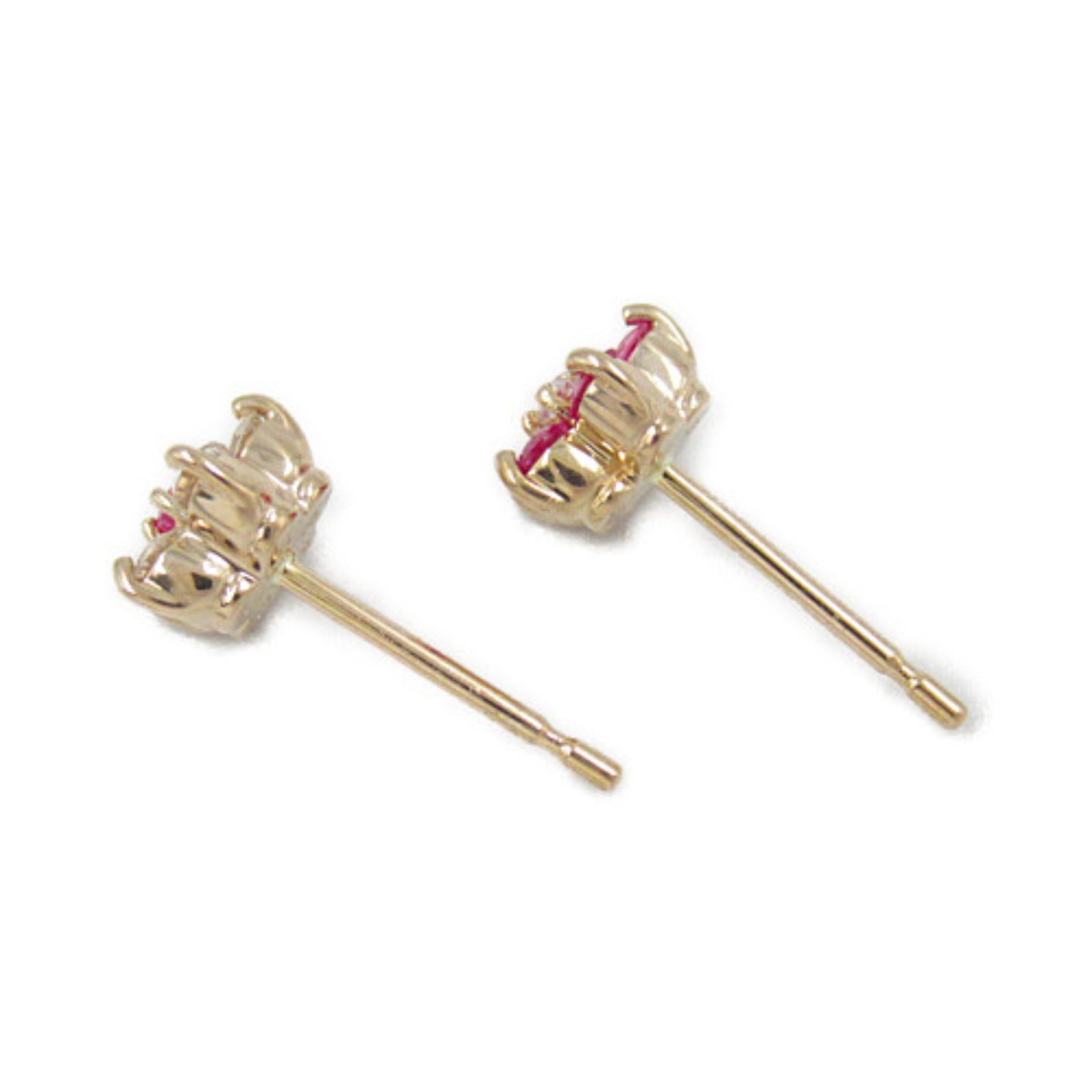 Ponte Vecchio Pink Sapphire Diamond Earrings K18PG