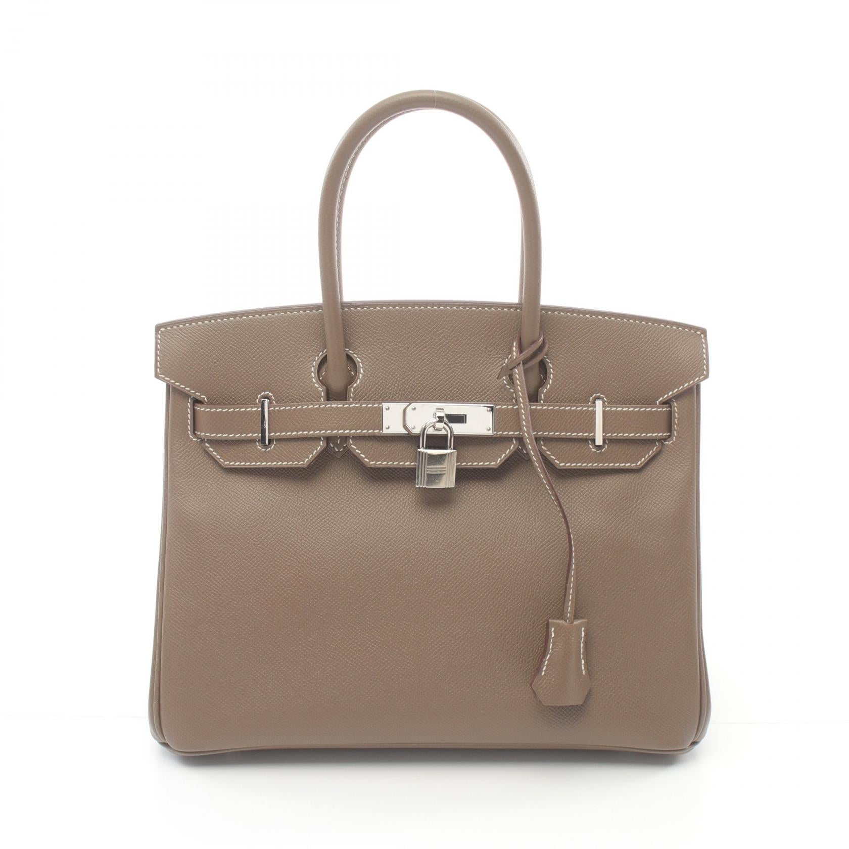 Hermes Birkin 30 Etoupe Handbag Brown