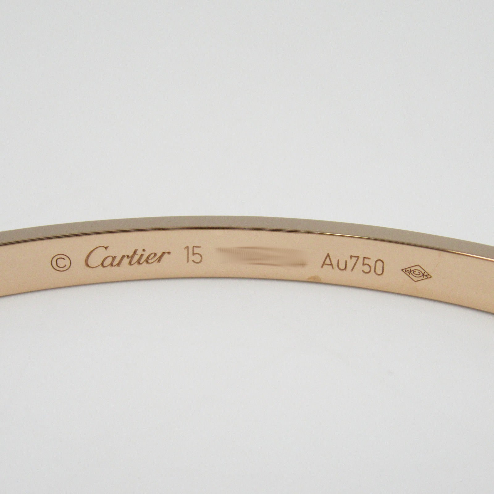 Cartier Love Bracelet 10P Diamond K18PG Pink Gold