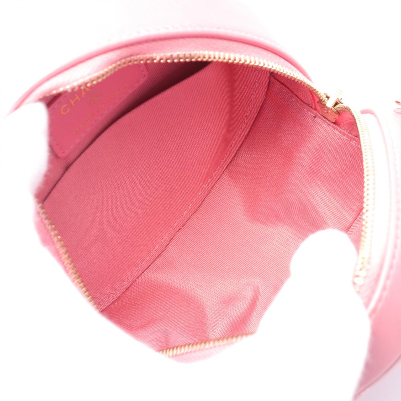 Chanel Matelasse Leather Shoulder Bag Pink