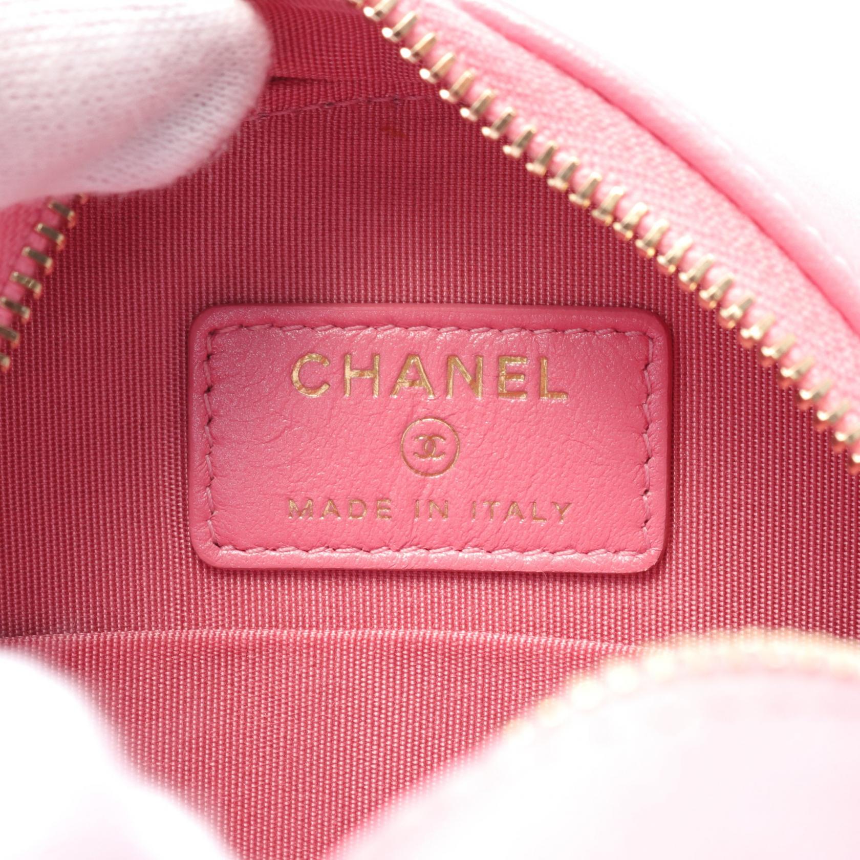 Chanel Matelasse Leather Shoulder Bag Pink