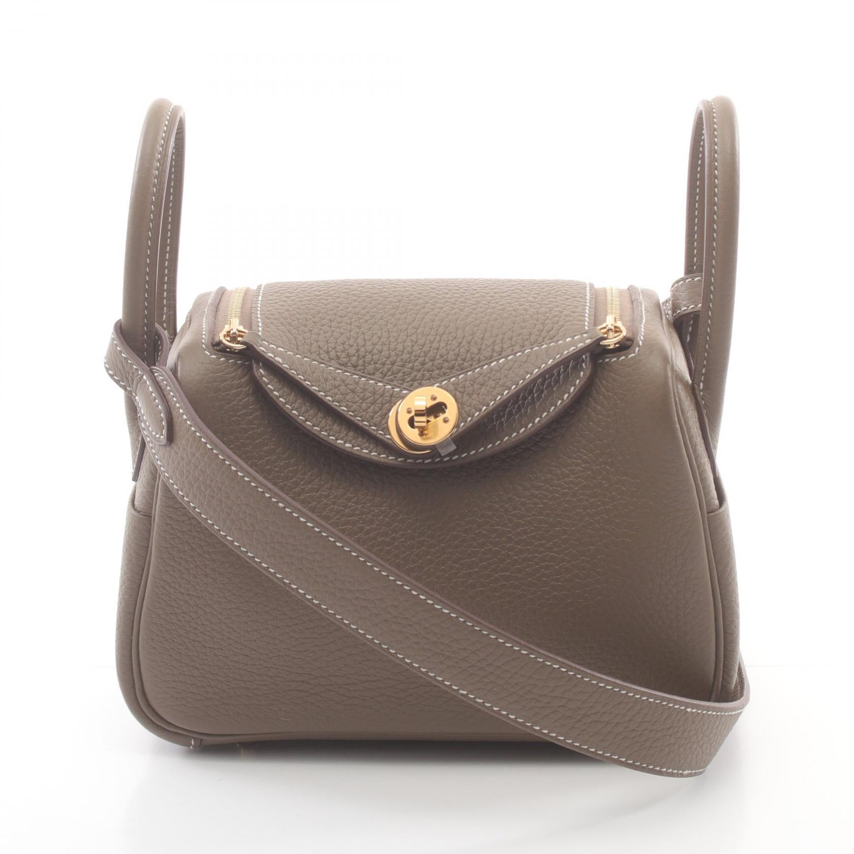 Hermes Lindy Mini Shoulder Bag Brown