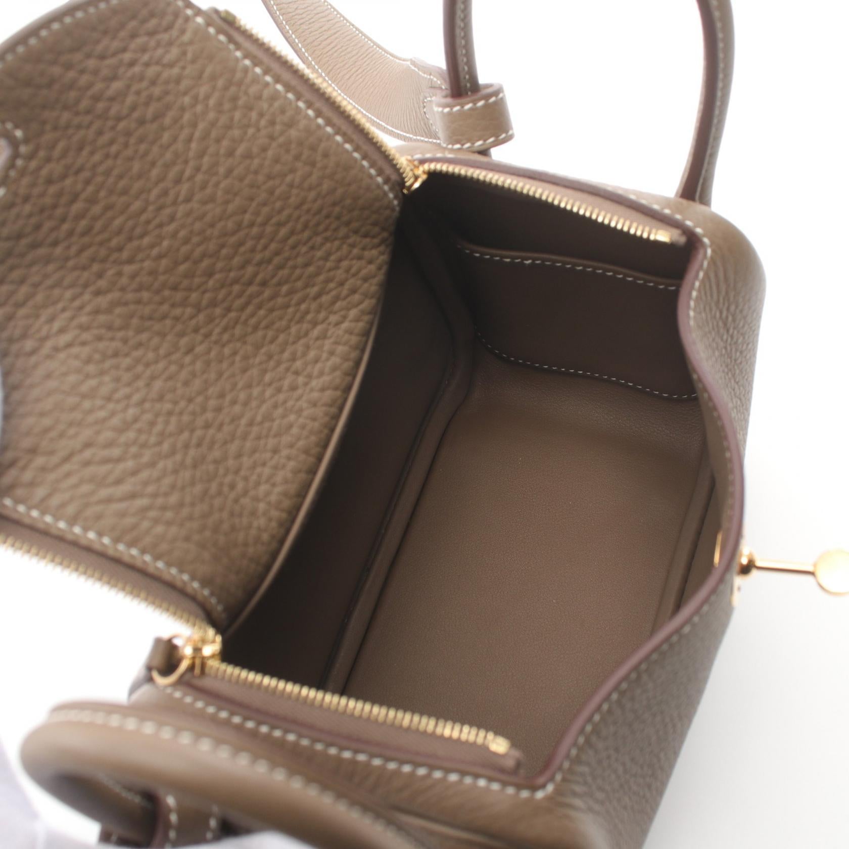 Hermes Lindy Mini Shoulder Bag Brown