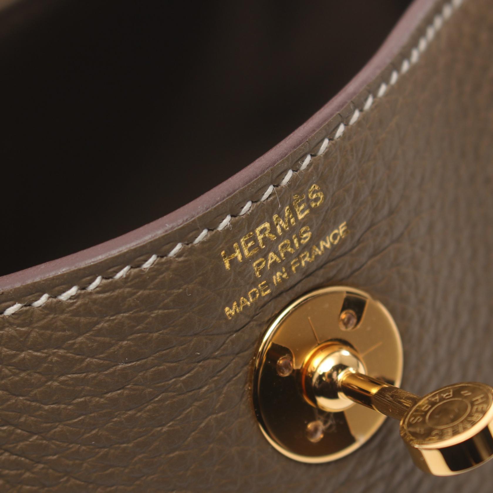 Hermes Lindy Mini Shoulder Bag Brown