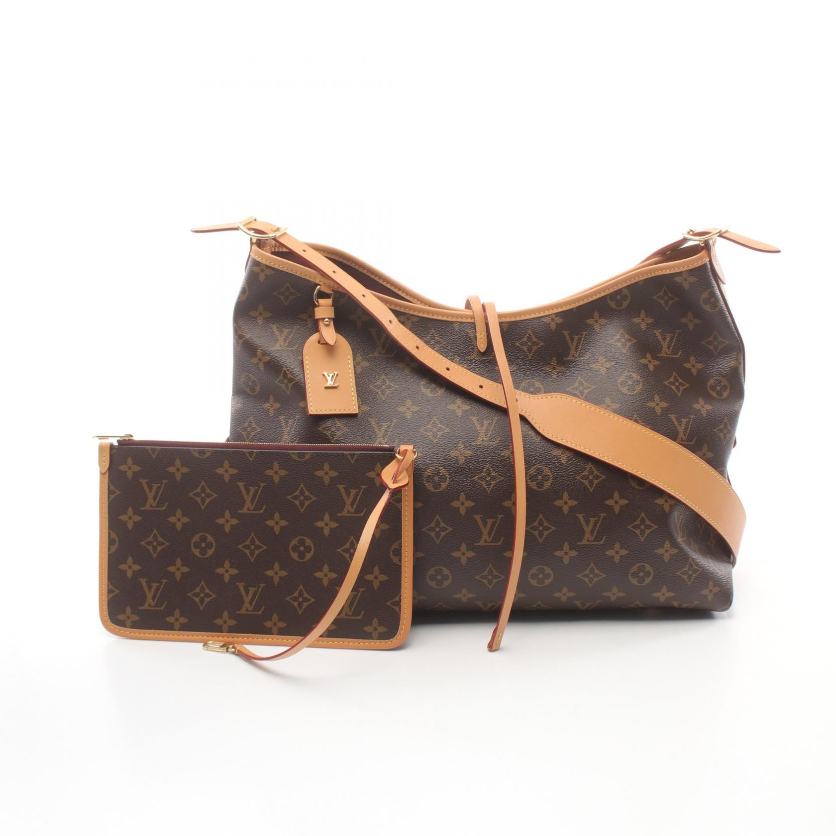 Louis Vuitton Monogram Carryall NM MM Shoulder Bag