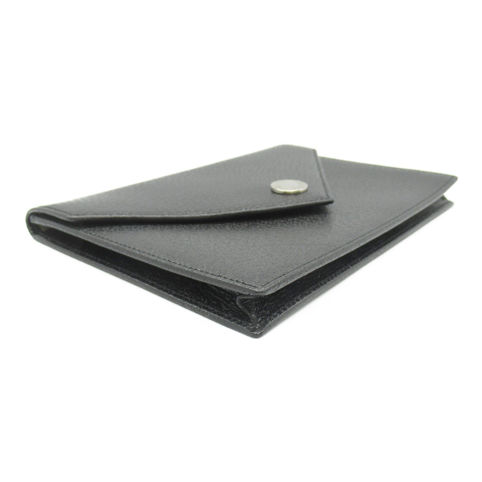 Bvlgari Leather Passport Case Black