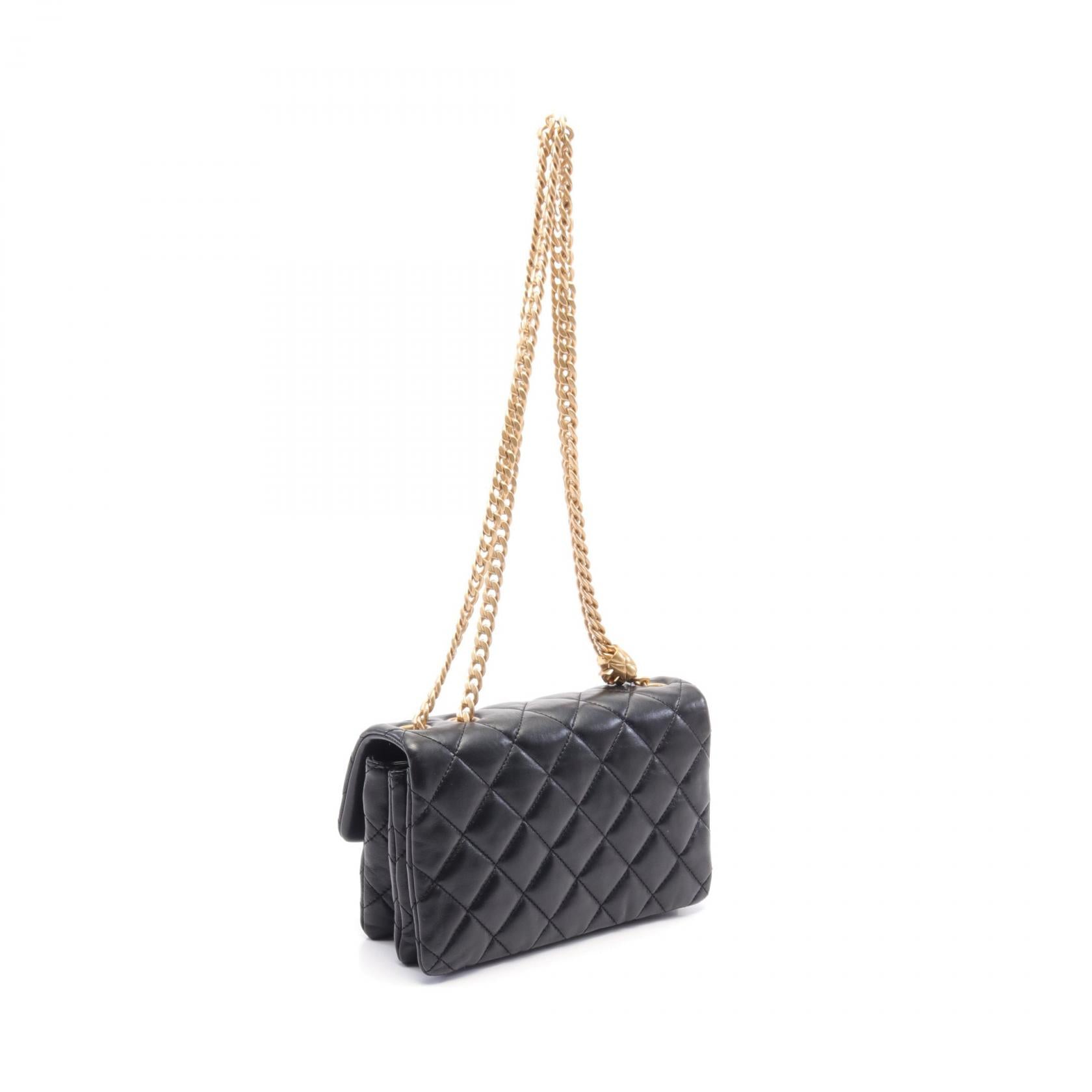 Chanel Leather Matelasse Shoulder Bag AS3393