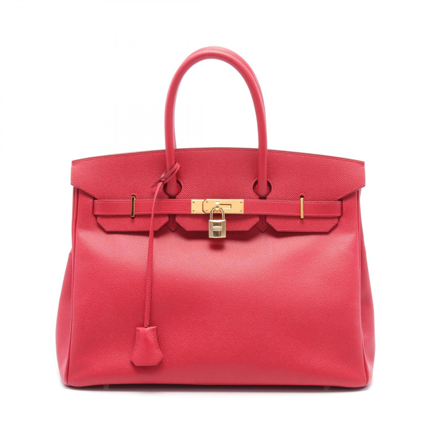 Hermes Birkin 35 Handbag Red