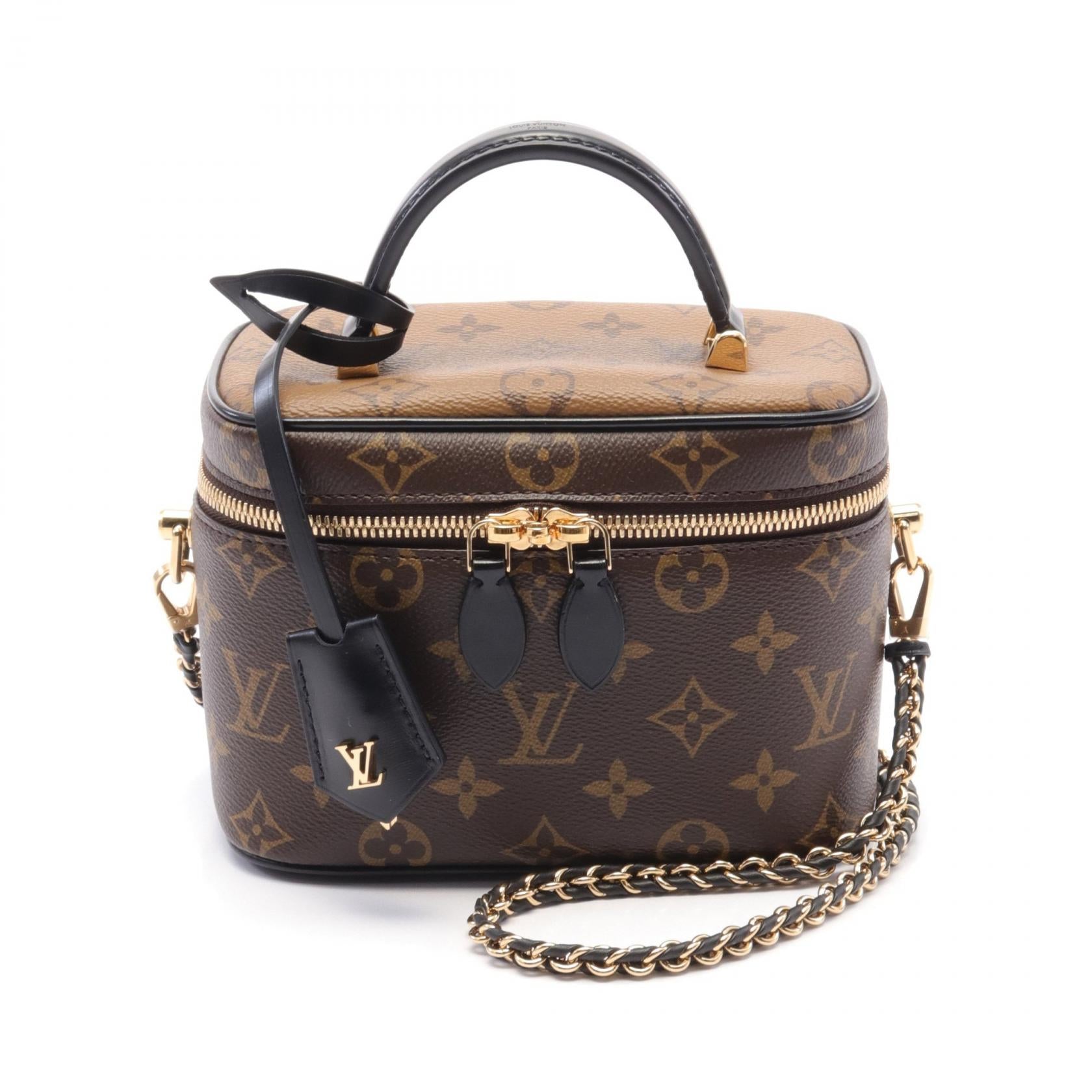 Louis Vuitton Vanity PM Monogram Reverse Handbag M45165