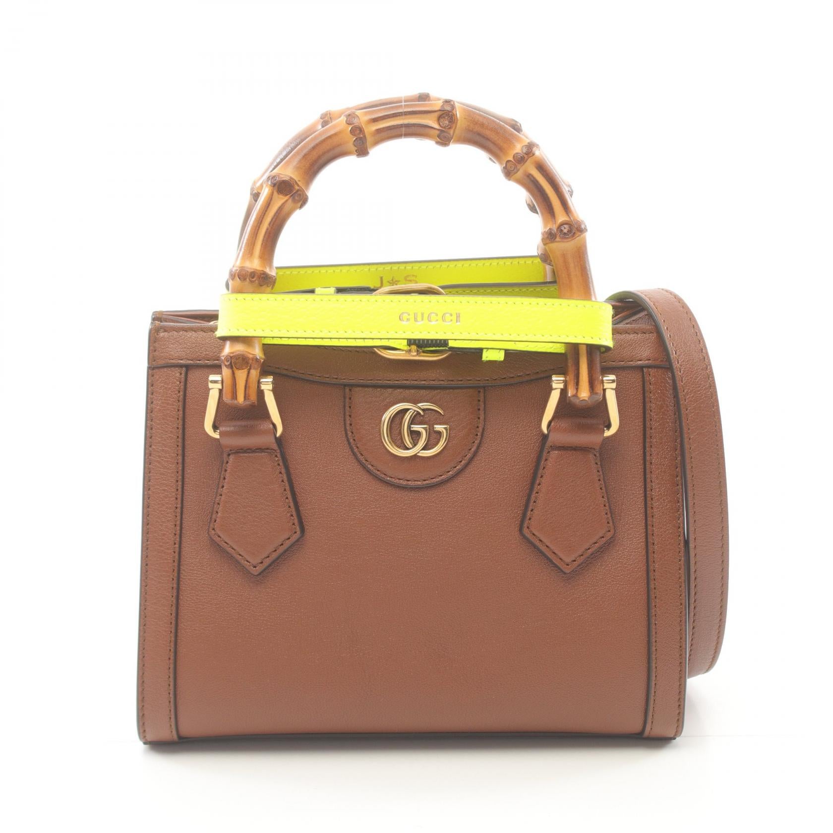 Gucci Diana Mini GG Marmont Leather Handbag