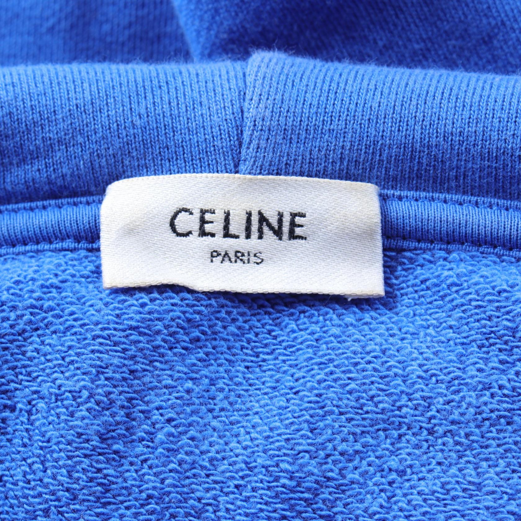 Celine Cotton Loose Sweatshirt Hoodie