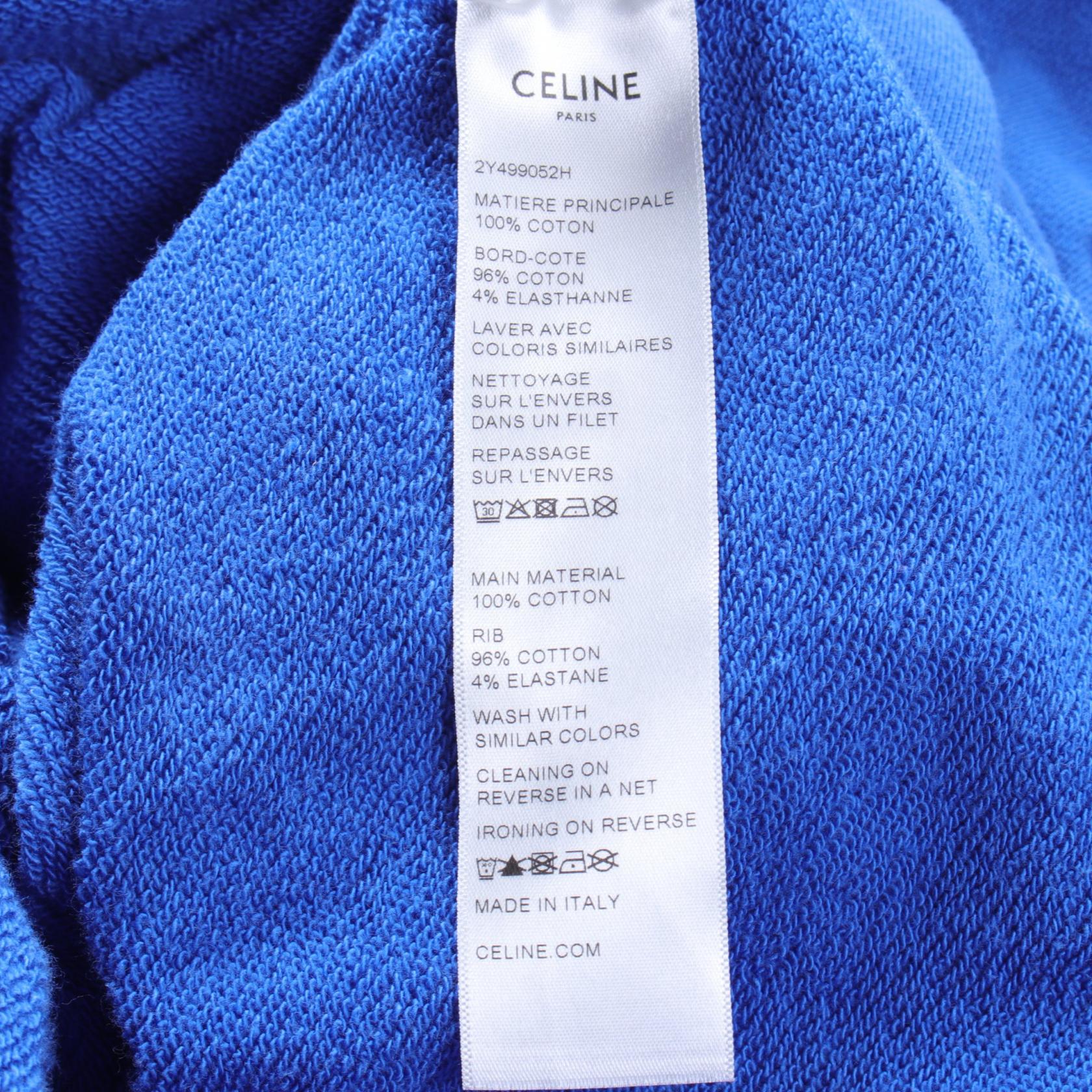 Celine Cotton Loose Sweatshirt Hoodie