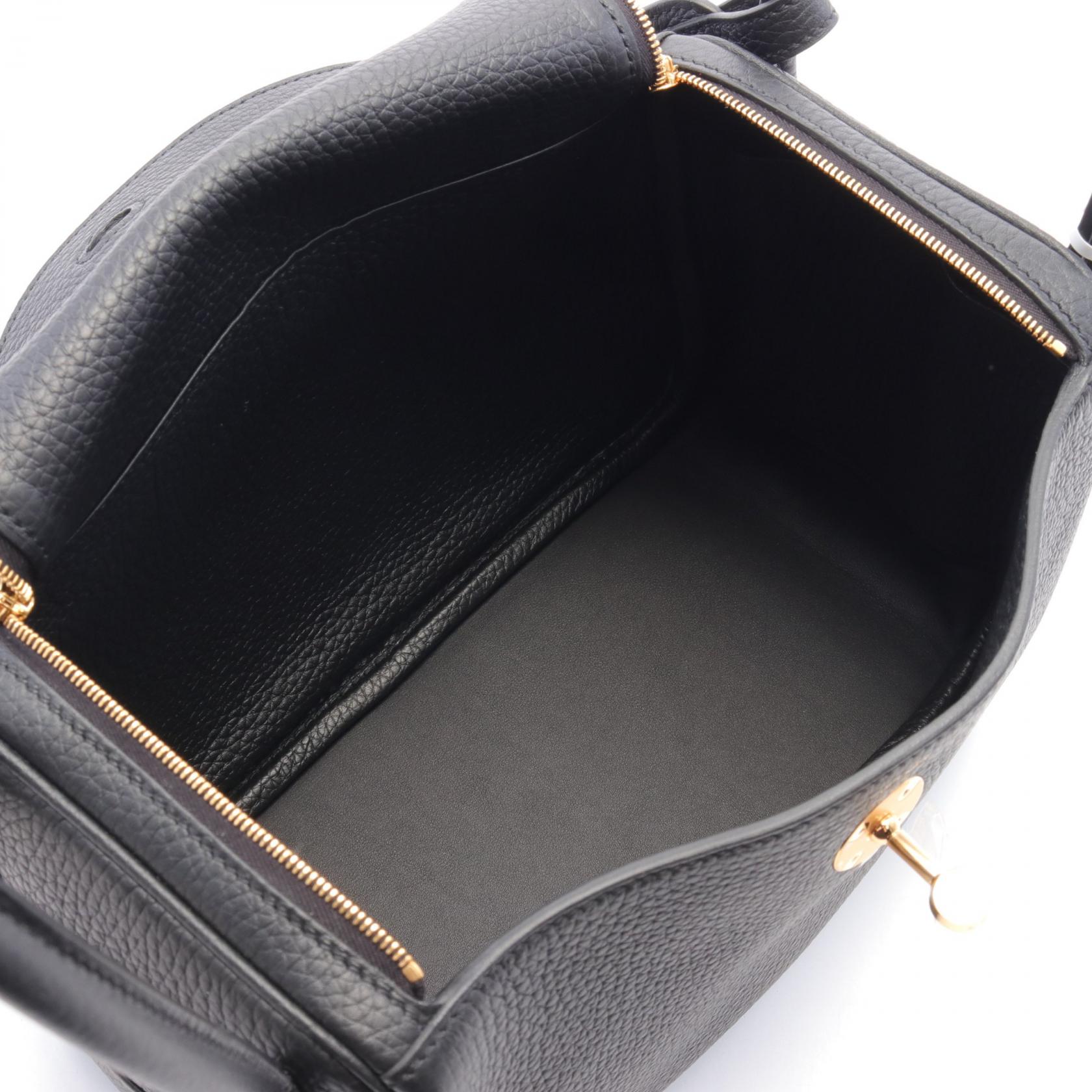 Hermes Lindy 26 Shoulder Bag Black