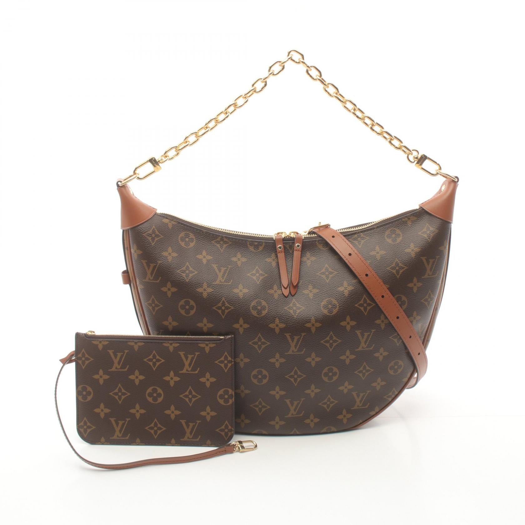 Louis Vuitton Monogram Reverse Hobo Bag M46311