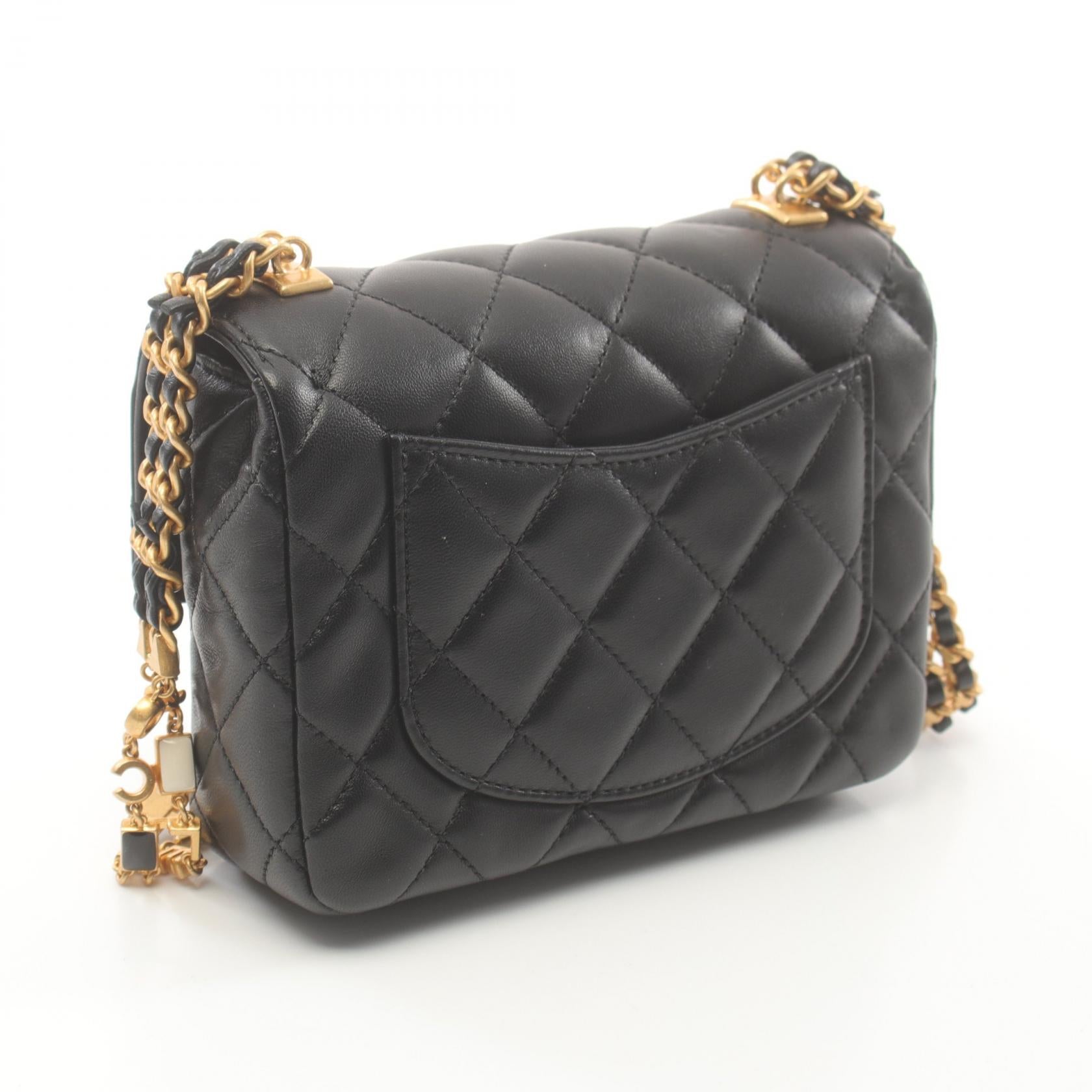 Chanel Lambskin Mini Matelasse Shoulder Bag