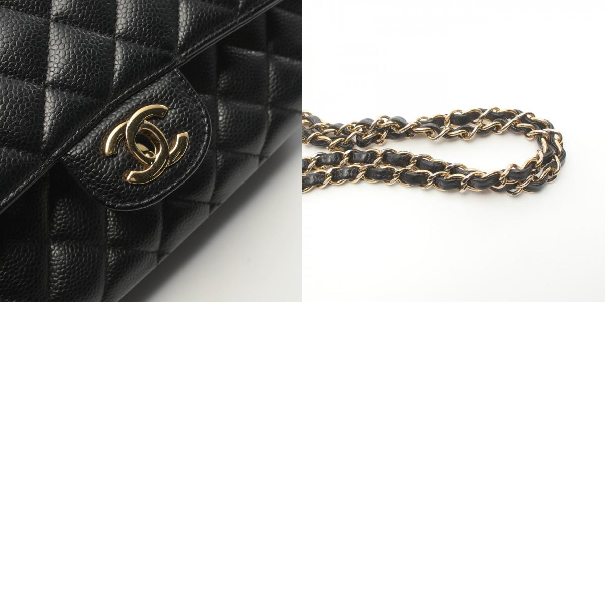 Chanel Matelasse W Flap Shoulder Bag Leather