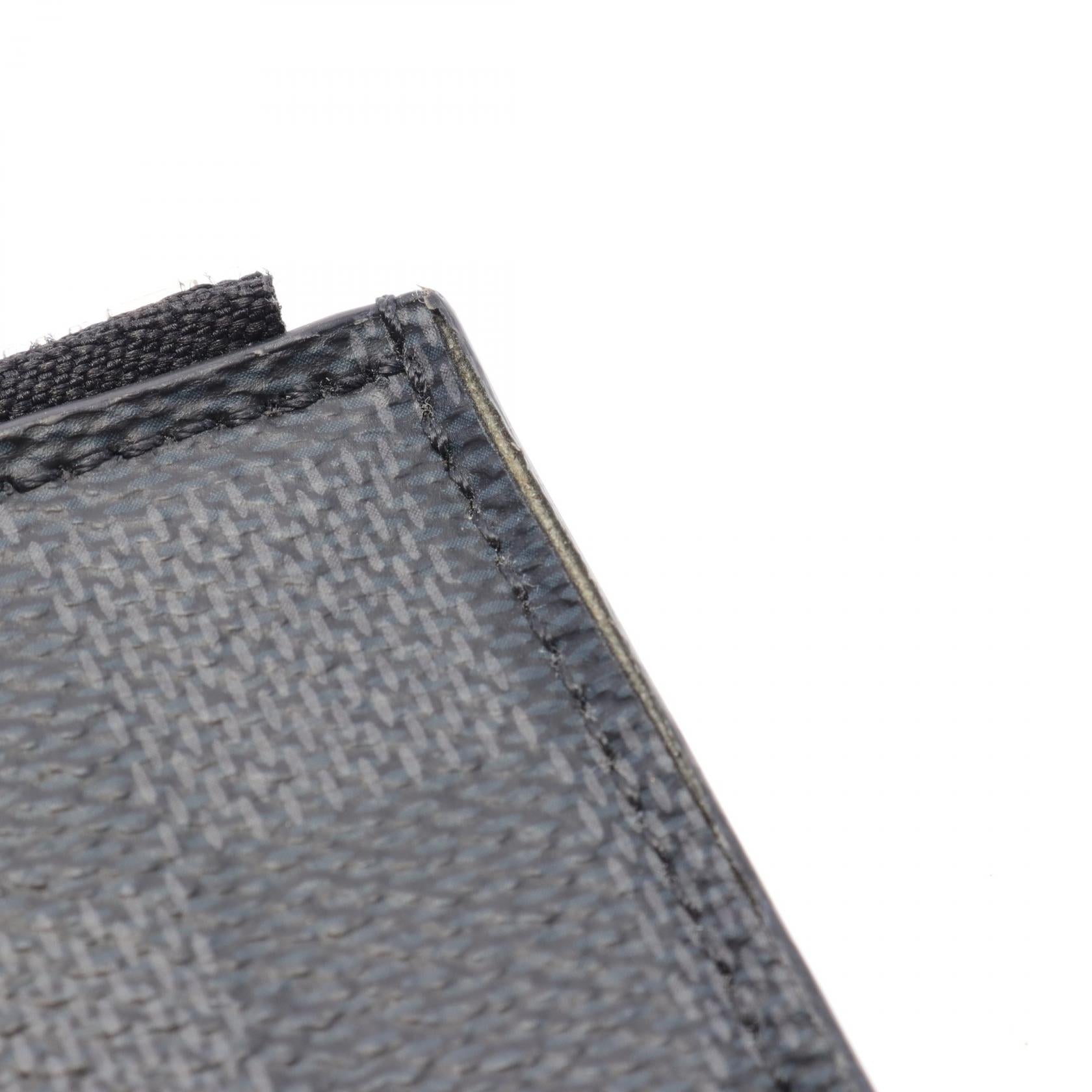 Louis Vuitton Coin Card Holder Damier Graphite N64038