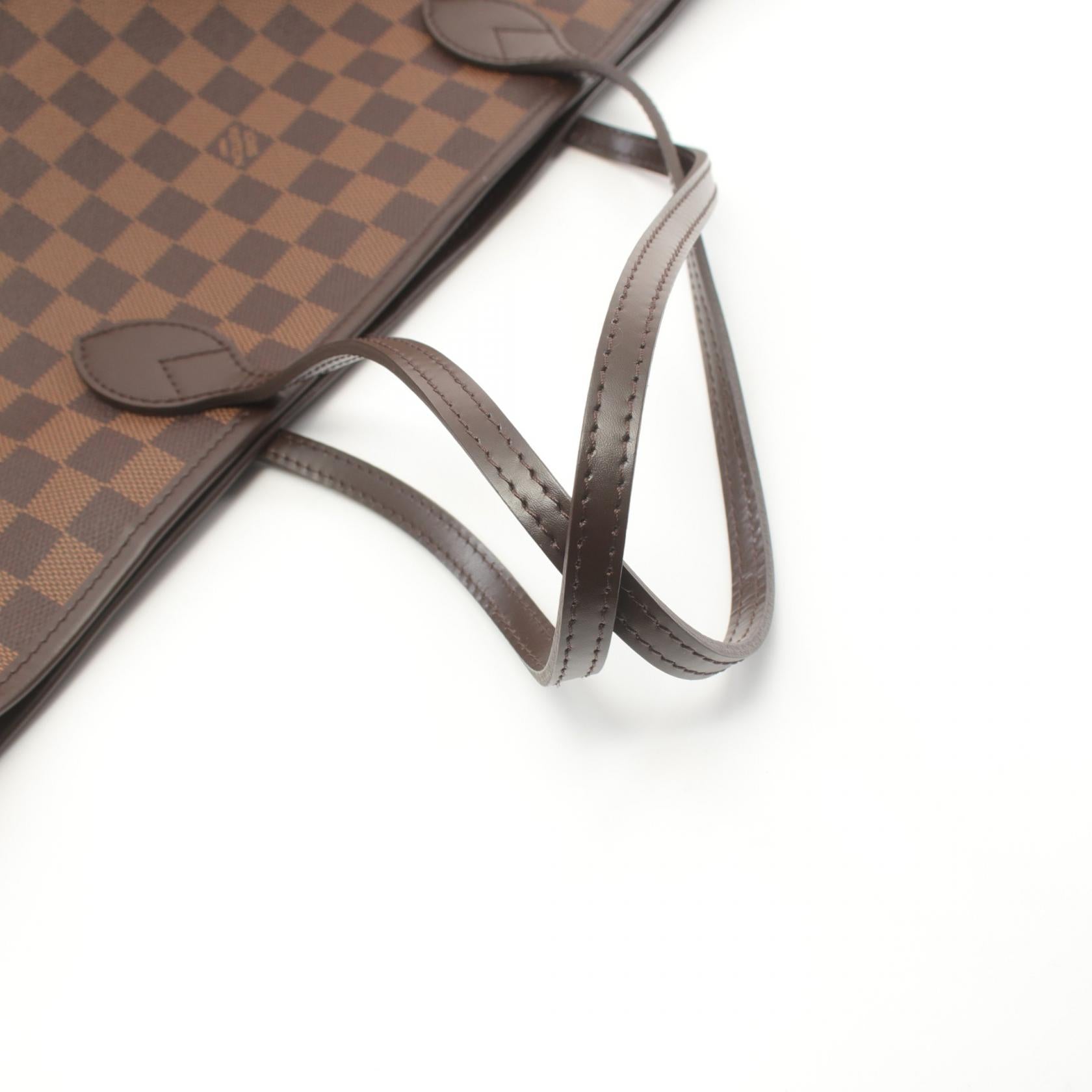 Louis Vuitton Neverfull MM Damier Ebene Tote Bag