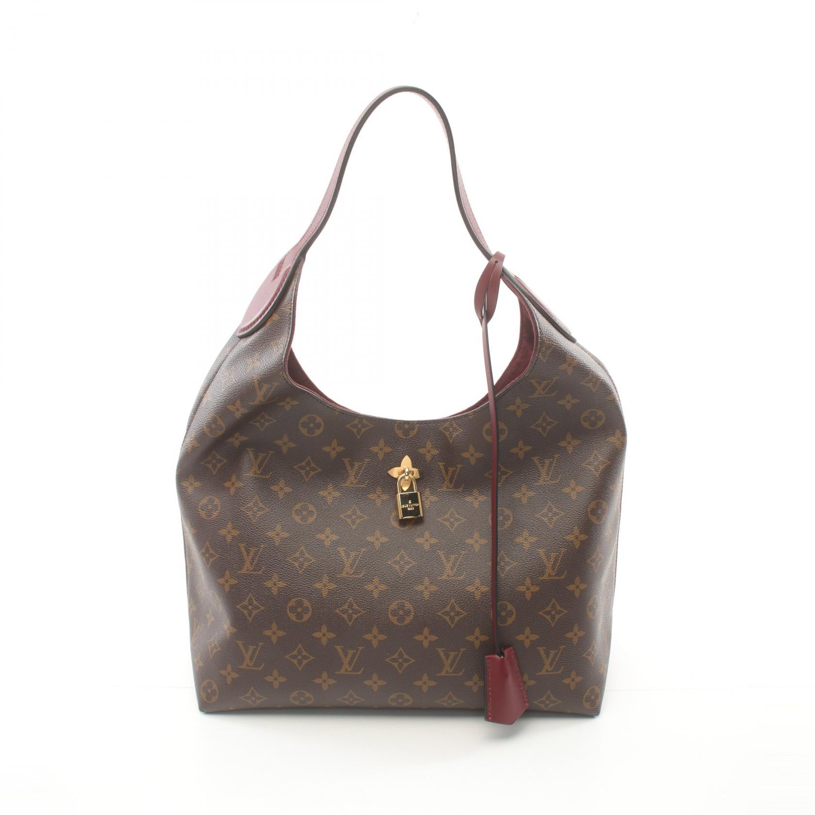 Louis Vuitton Monogram Flower Hobo Shoulder Bag M43547